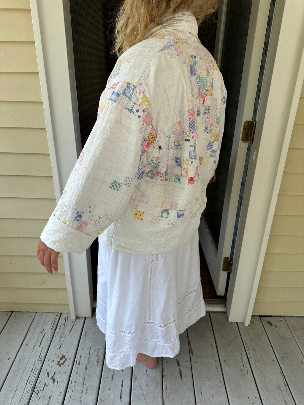 Postage Stamp Quilt Jacket