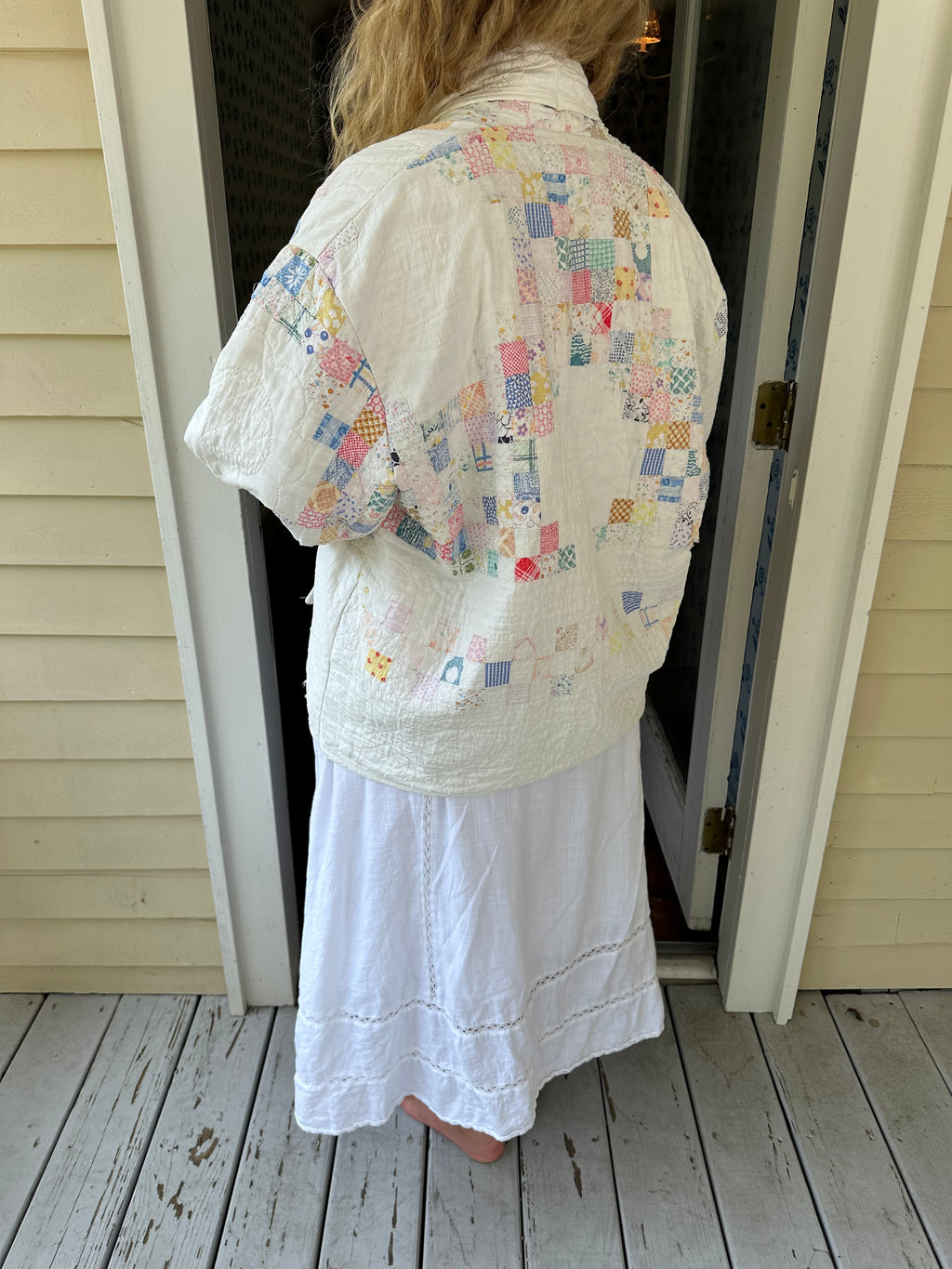 Postage Stamp Quilt Jacket
