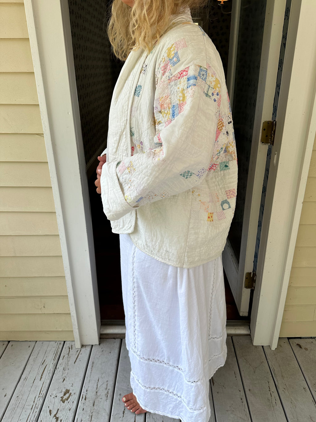 Postage Stamp Quilt Jacket