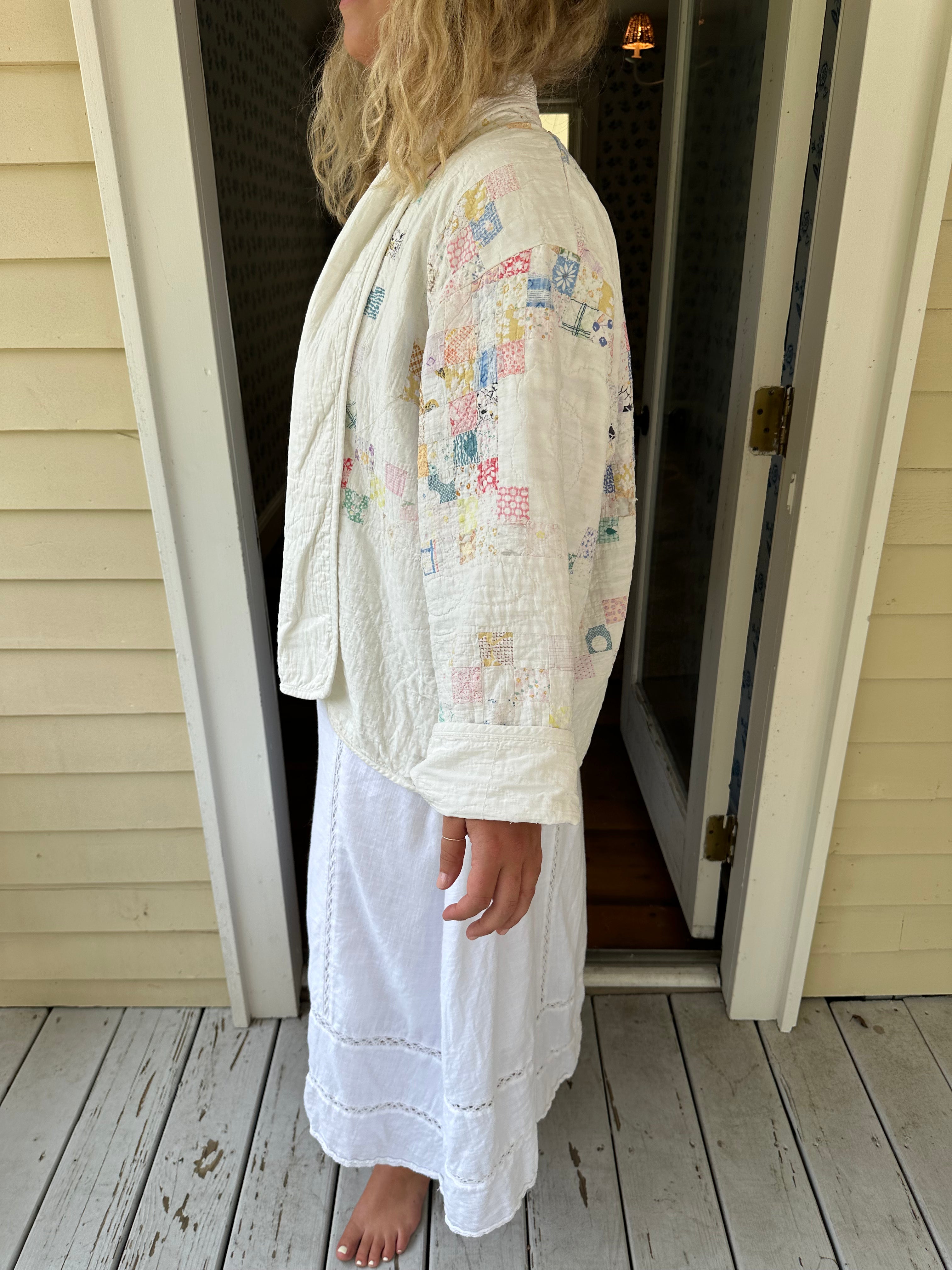 Postage Stamp Quilt Jacket