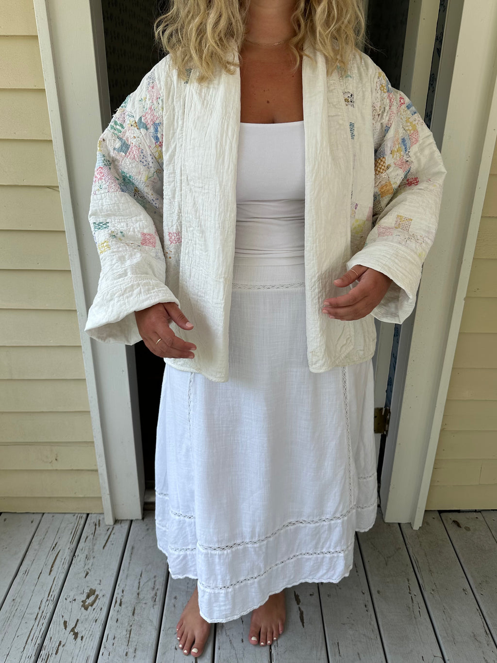 Postage Stamp Quilt Jacket