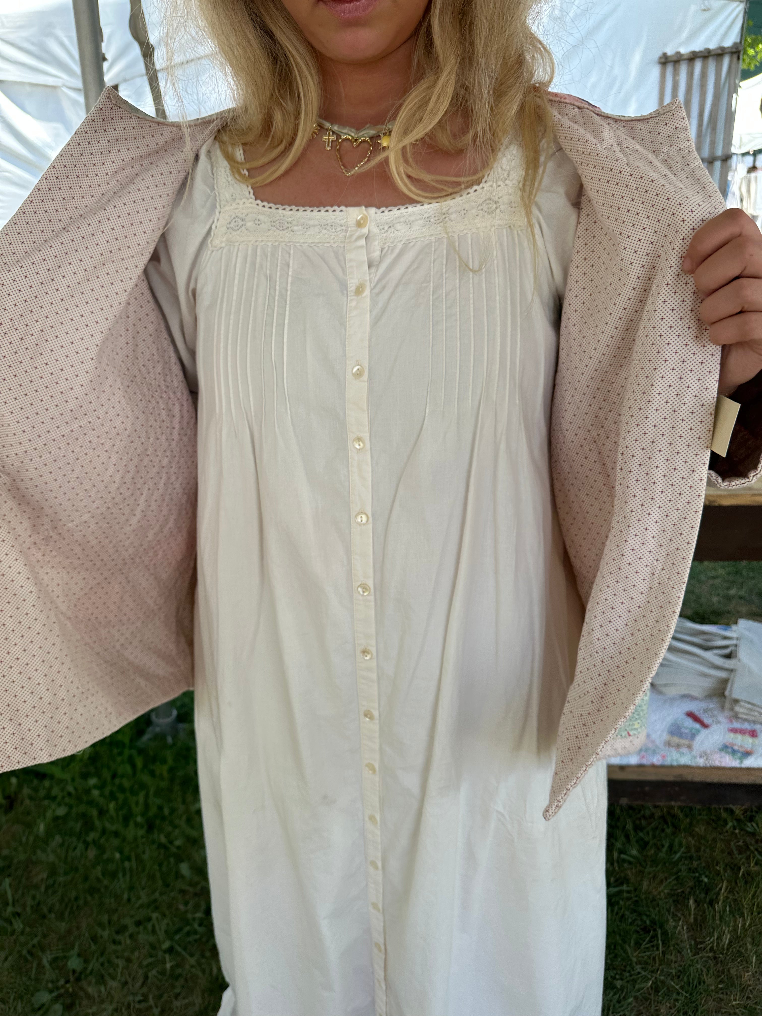 Half Square Floral Quilt Jacket