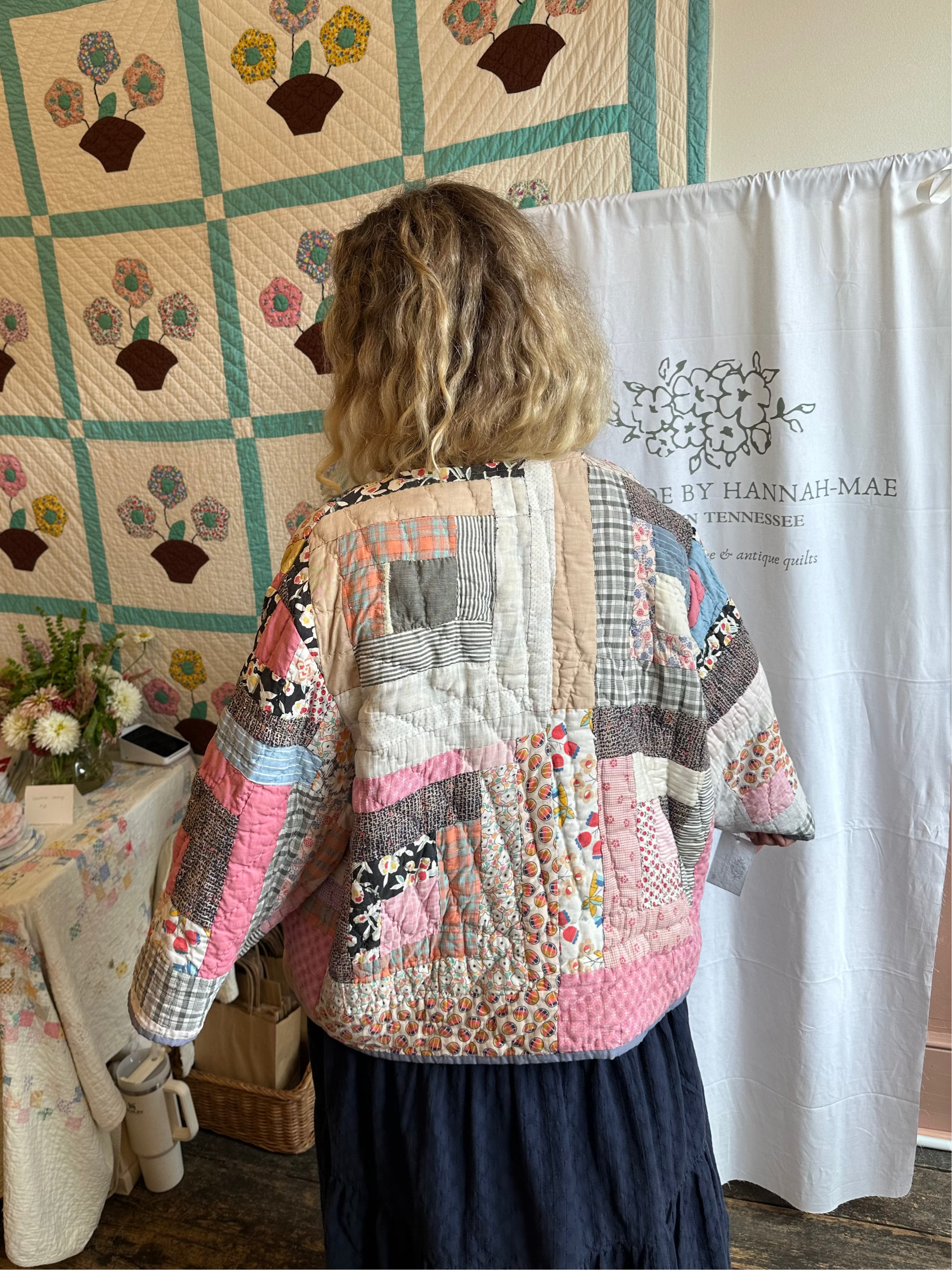 Log Cabin Quilt Jacket