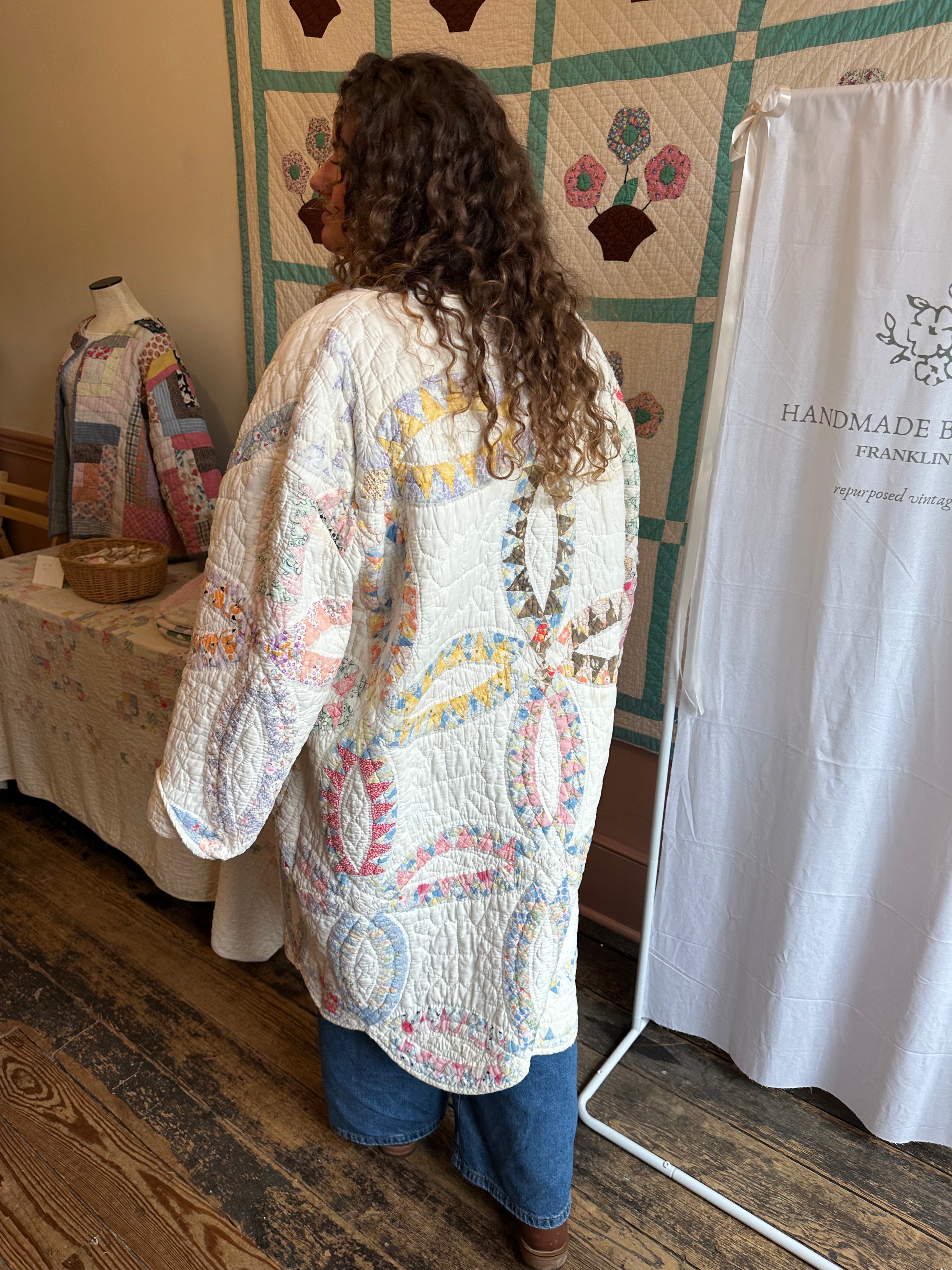 Wedding Ring Quilt Jacket - PLUS SIZE!
