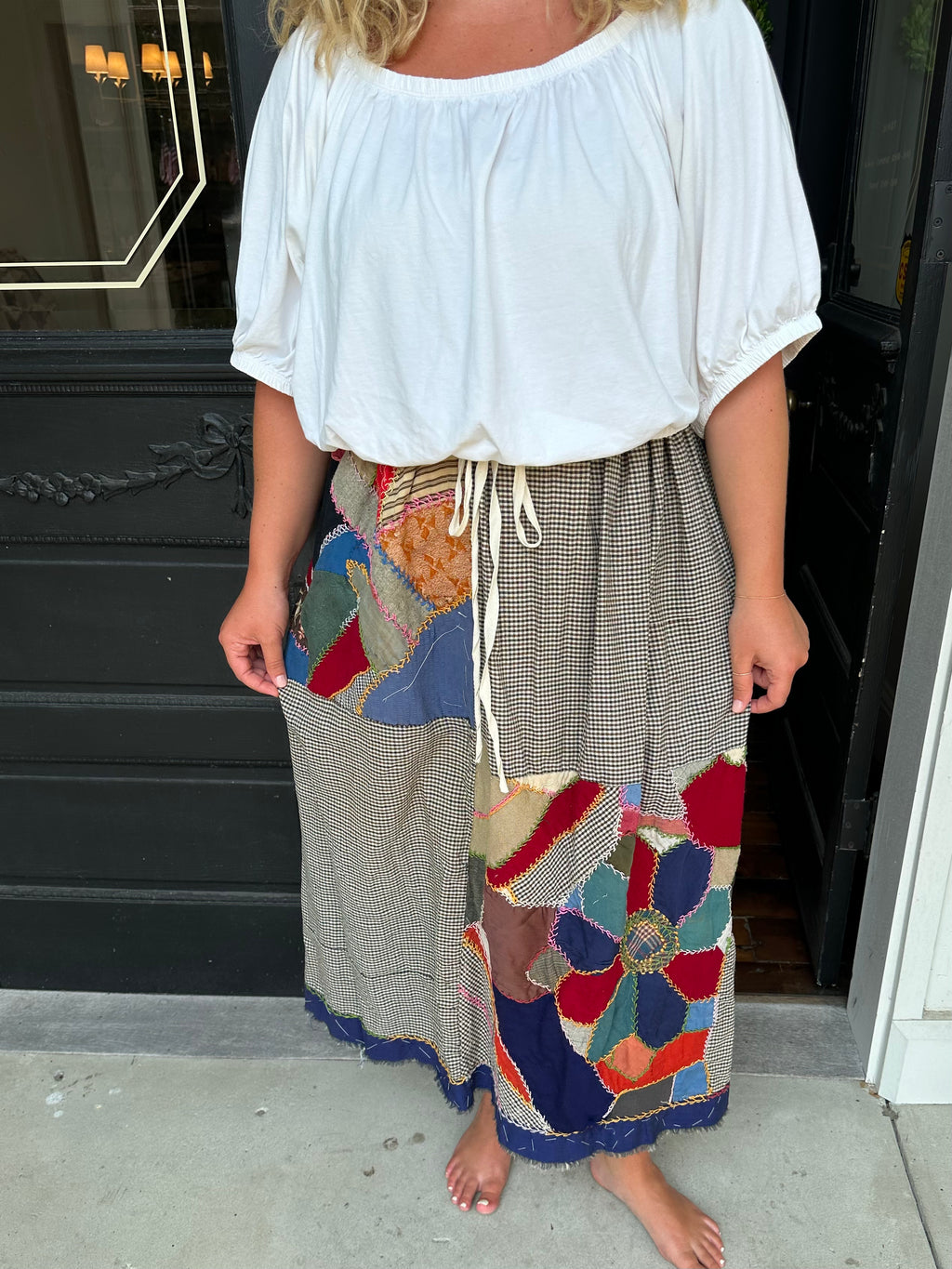 Crazy Quilt Top Skirt