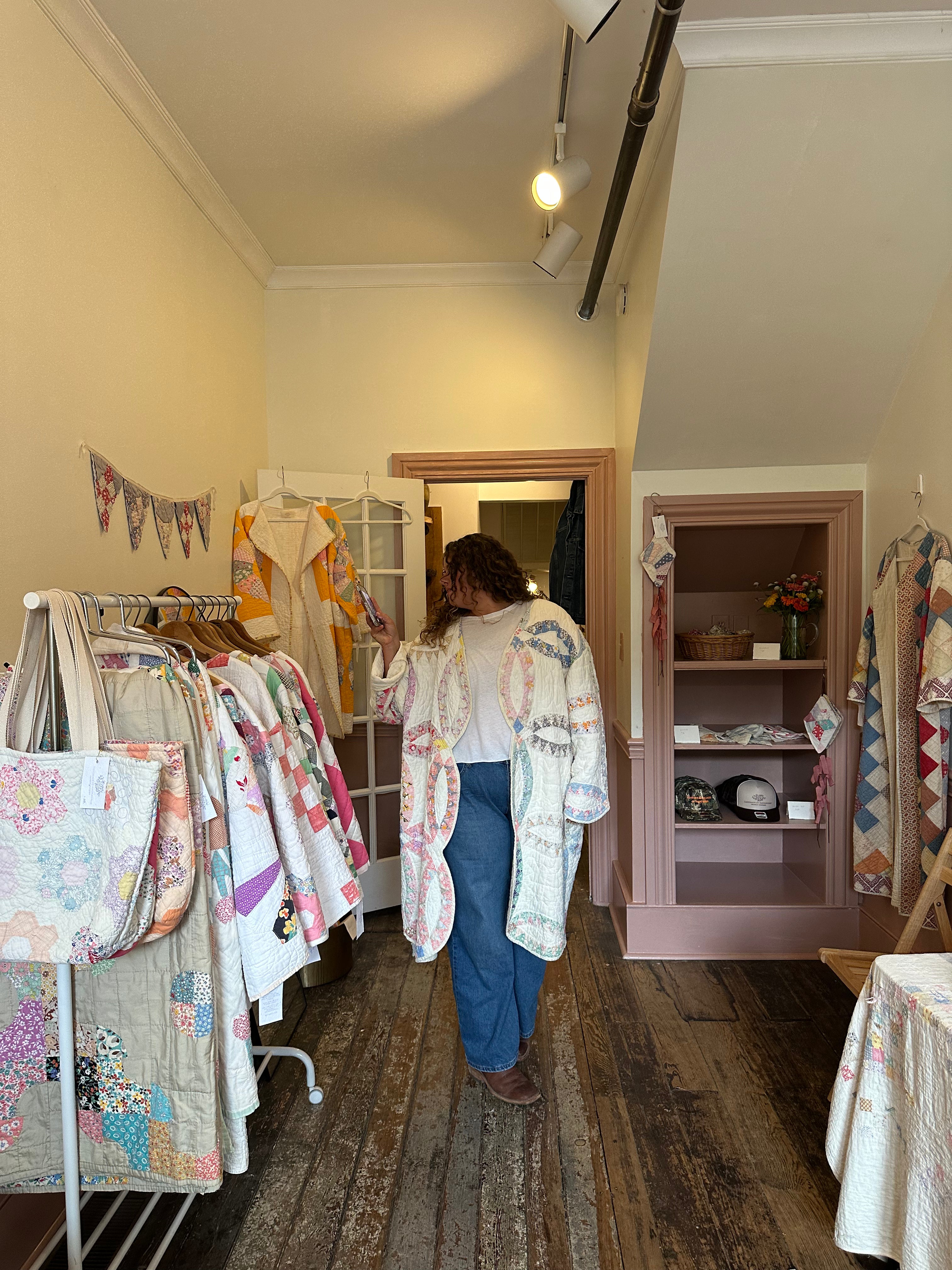 Wedding Ring Quilt Jacket - PLUS SIZE!