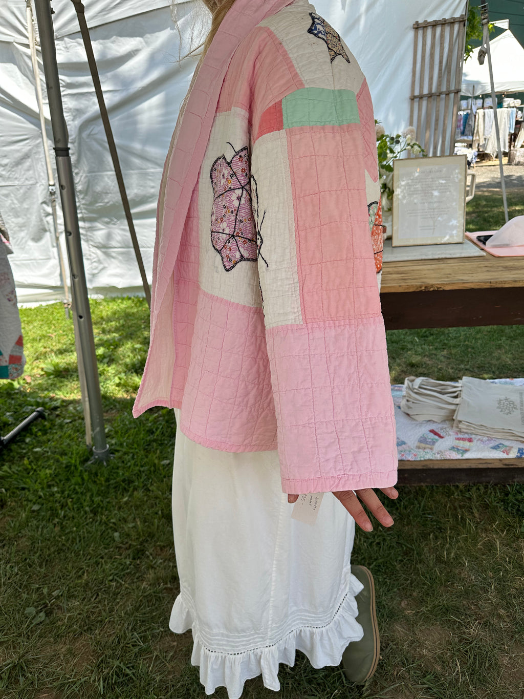 Pink Butterfly Quilt Jacket