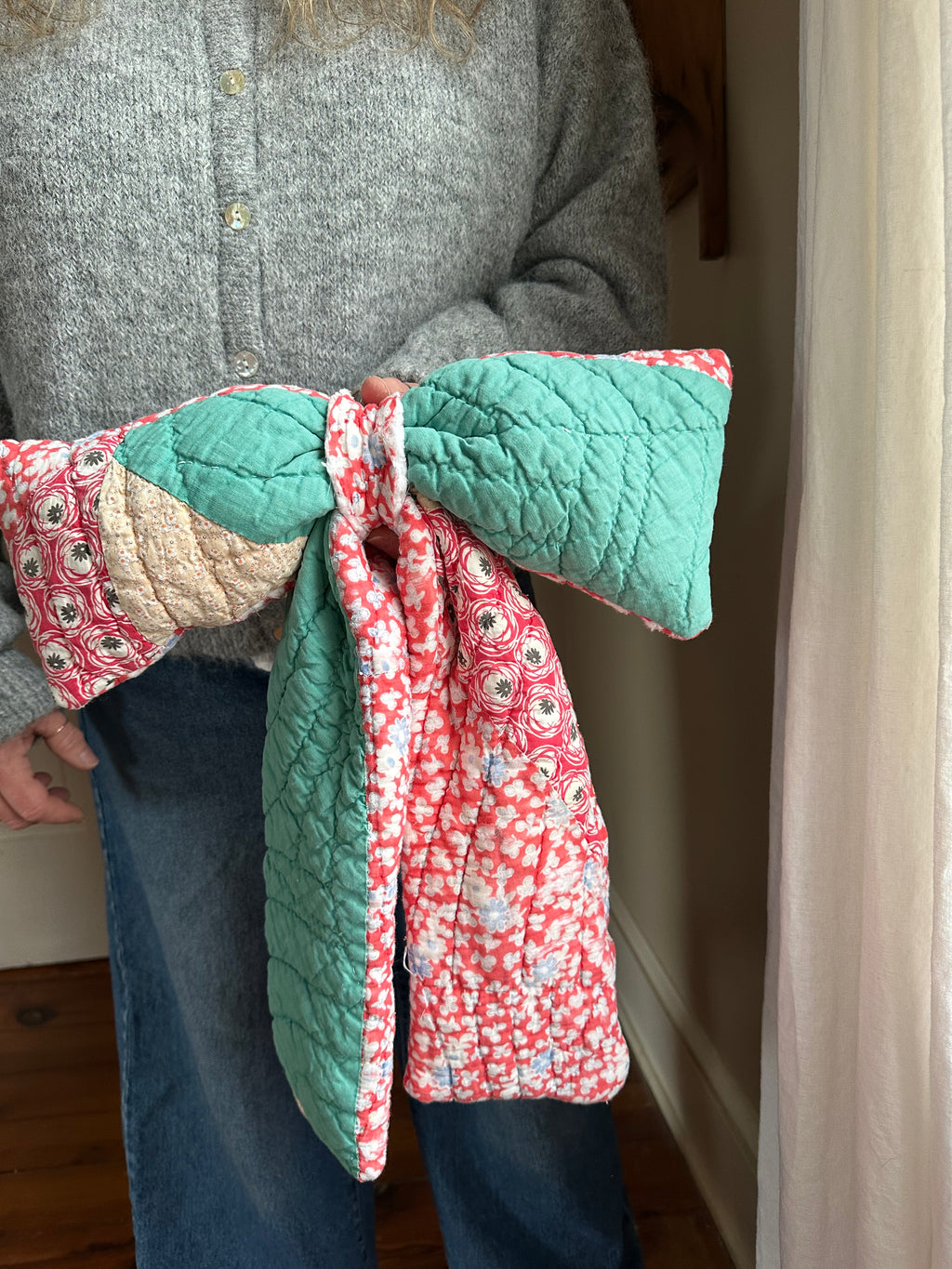 Chunky Floral Quilt Bow (03)