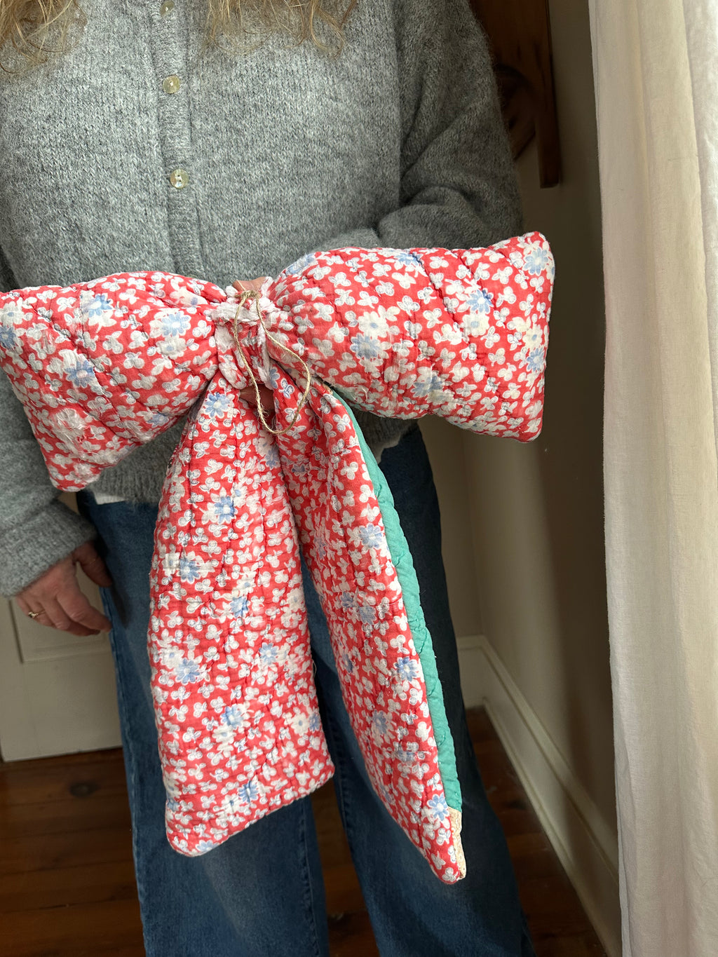 Chunky Floral Quilt Bow (03)