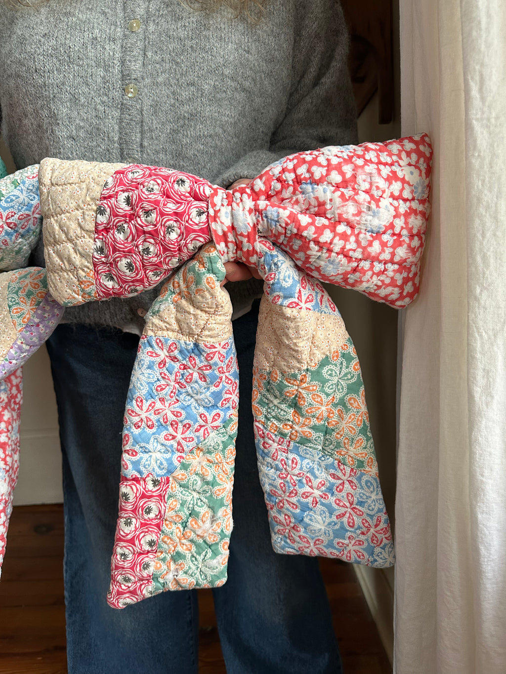 Chunky Floral Quilt Bow (02)