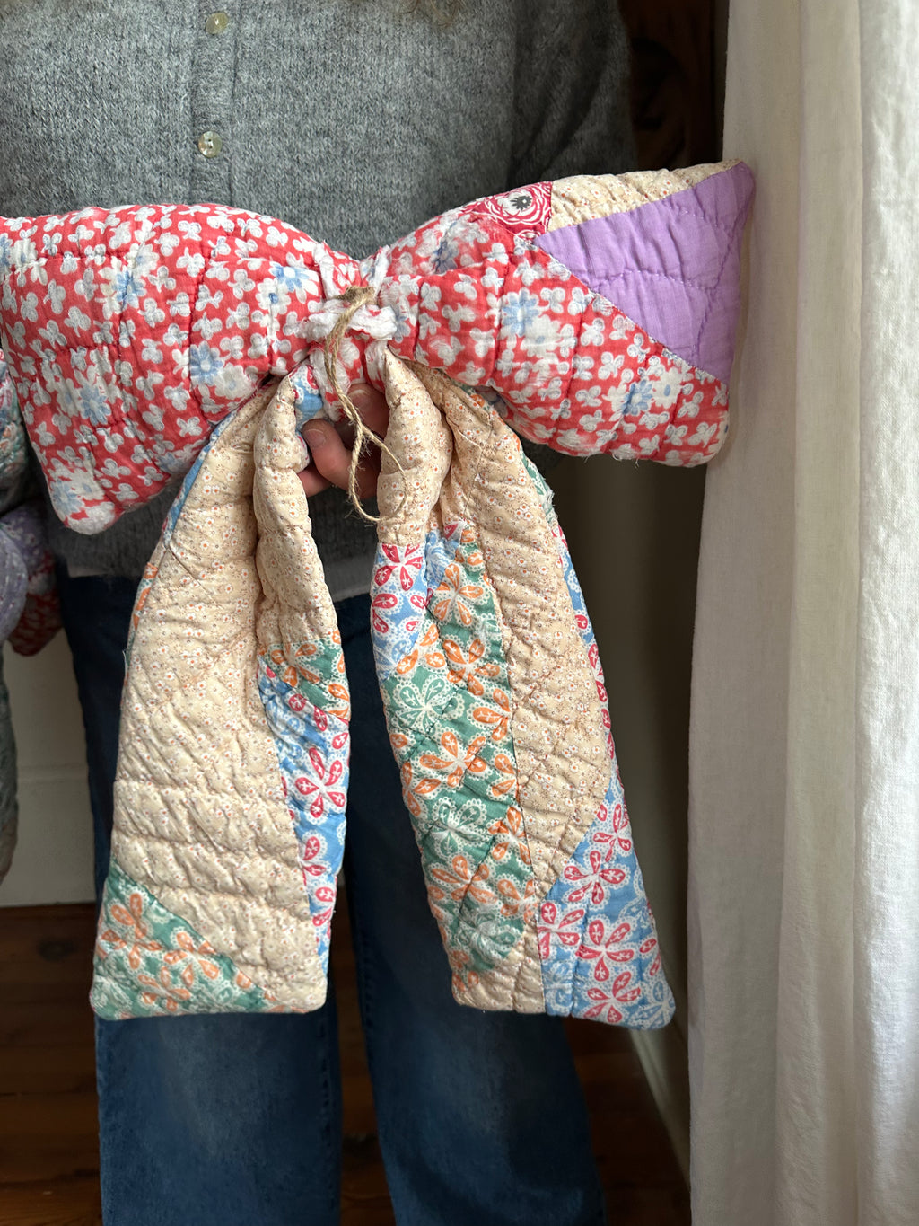 Chunky Floral Quilt Bow (02)