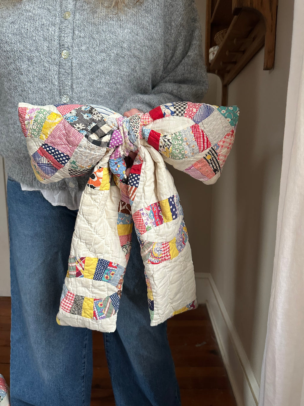 Wedding Ring Quilt Bow (06)