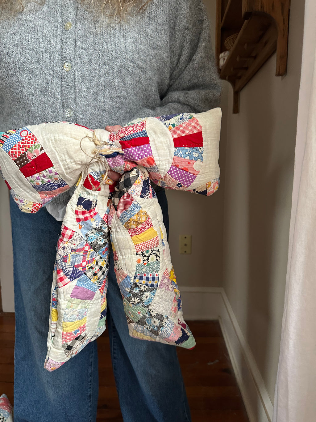 Wedding Ring Quilt Bow (06)