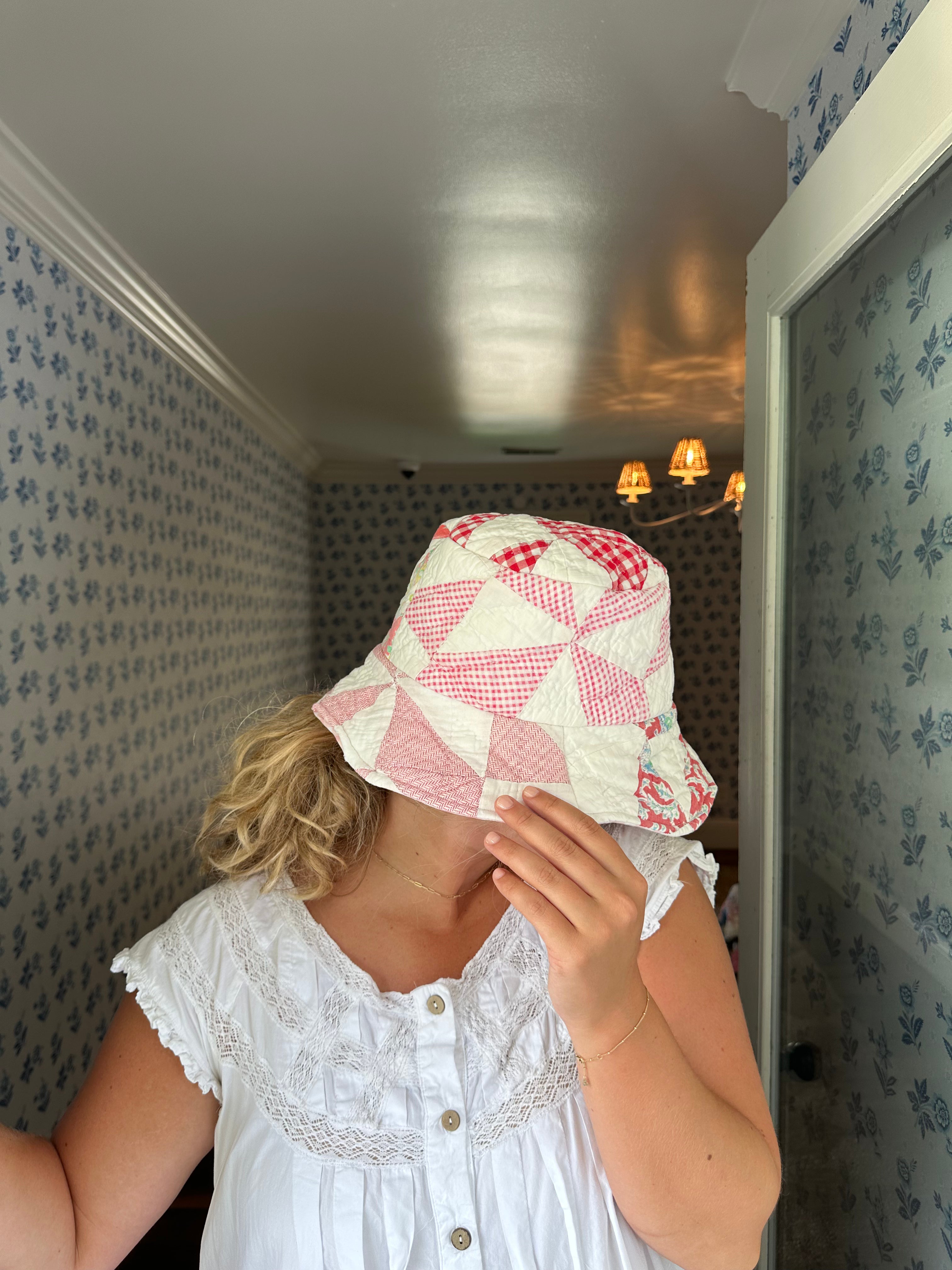 Vintage Quilt Bucket Hat (05)
