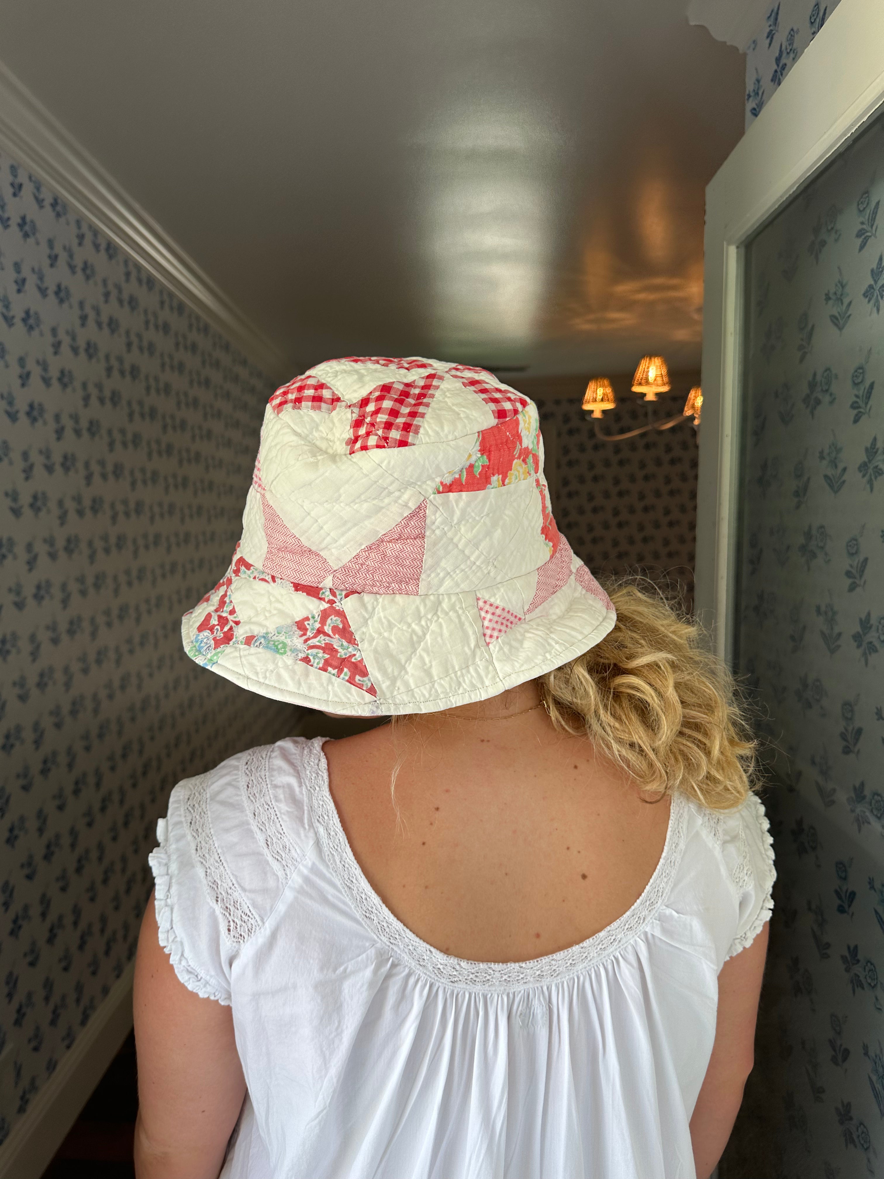 Vintage Quilt Bucket Hat (05)