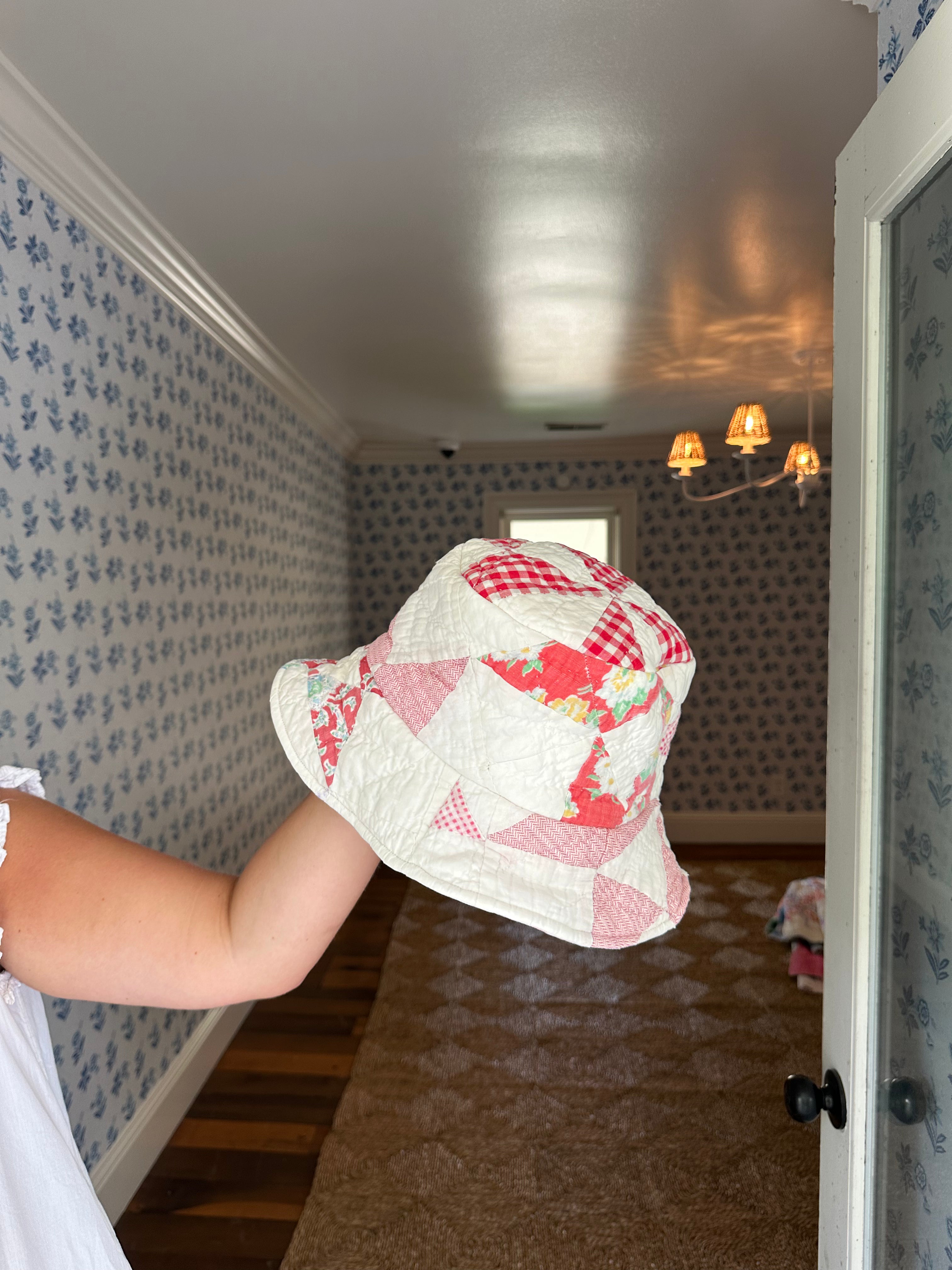 Vintage Quilt Bucket Hat (05)