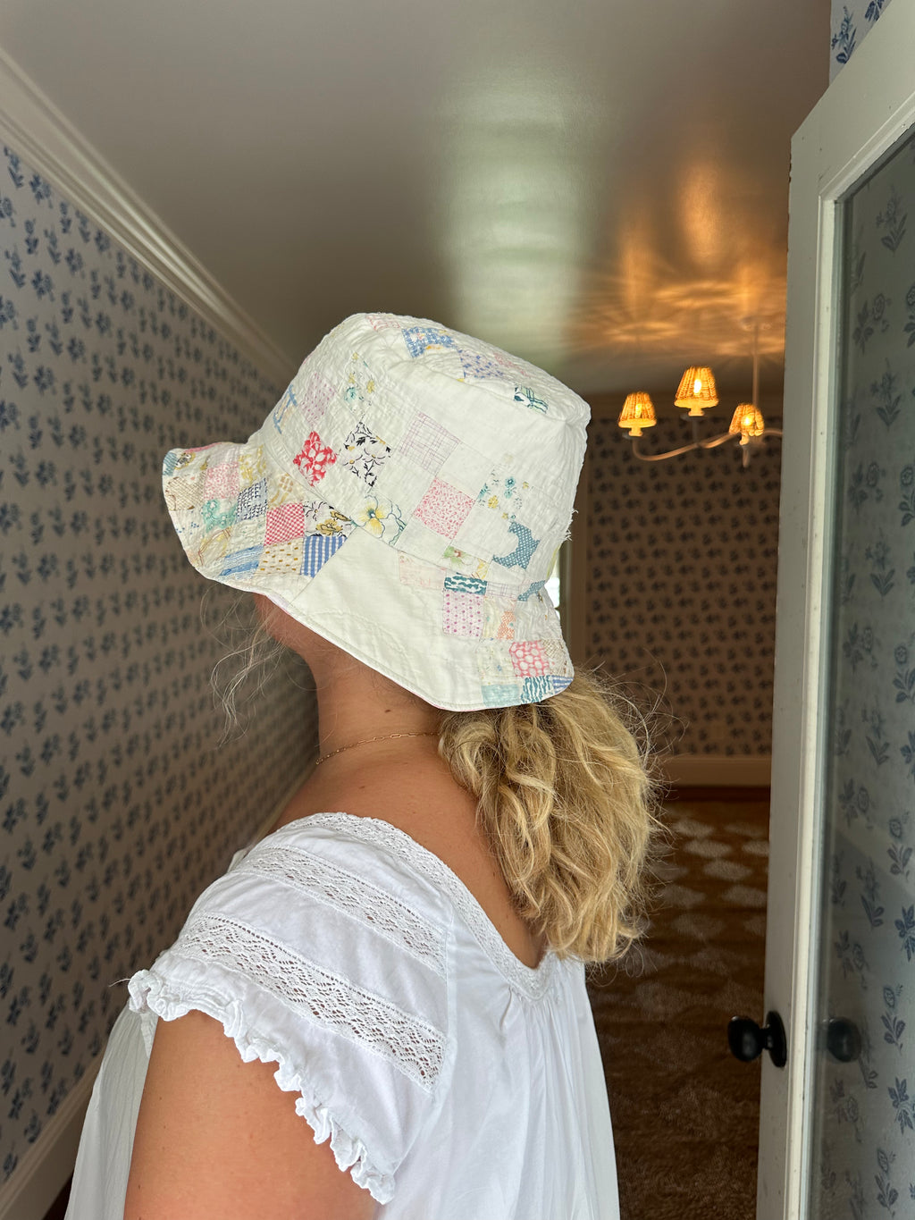 Vintage Quilt Bucket Hat (02)
