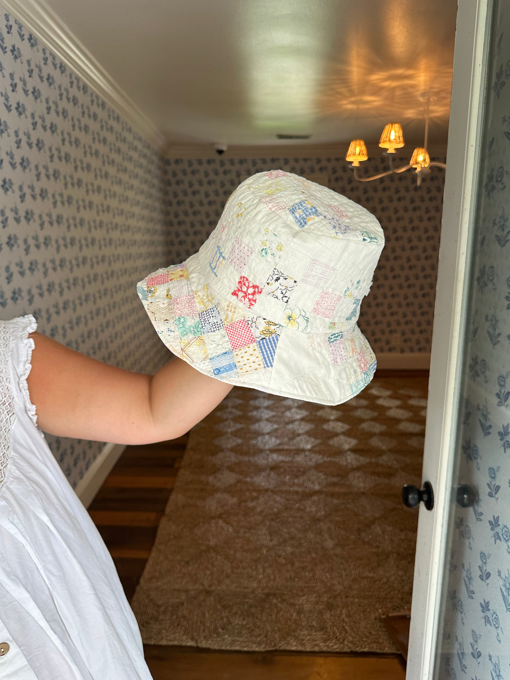 Vintage Quilt Bucket Hat (02)
