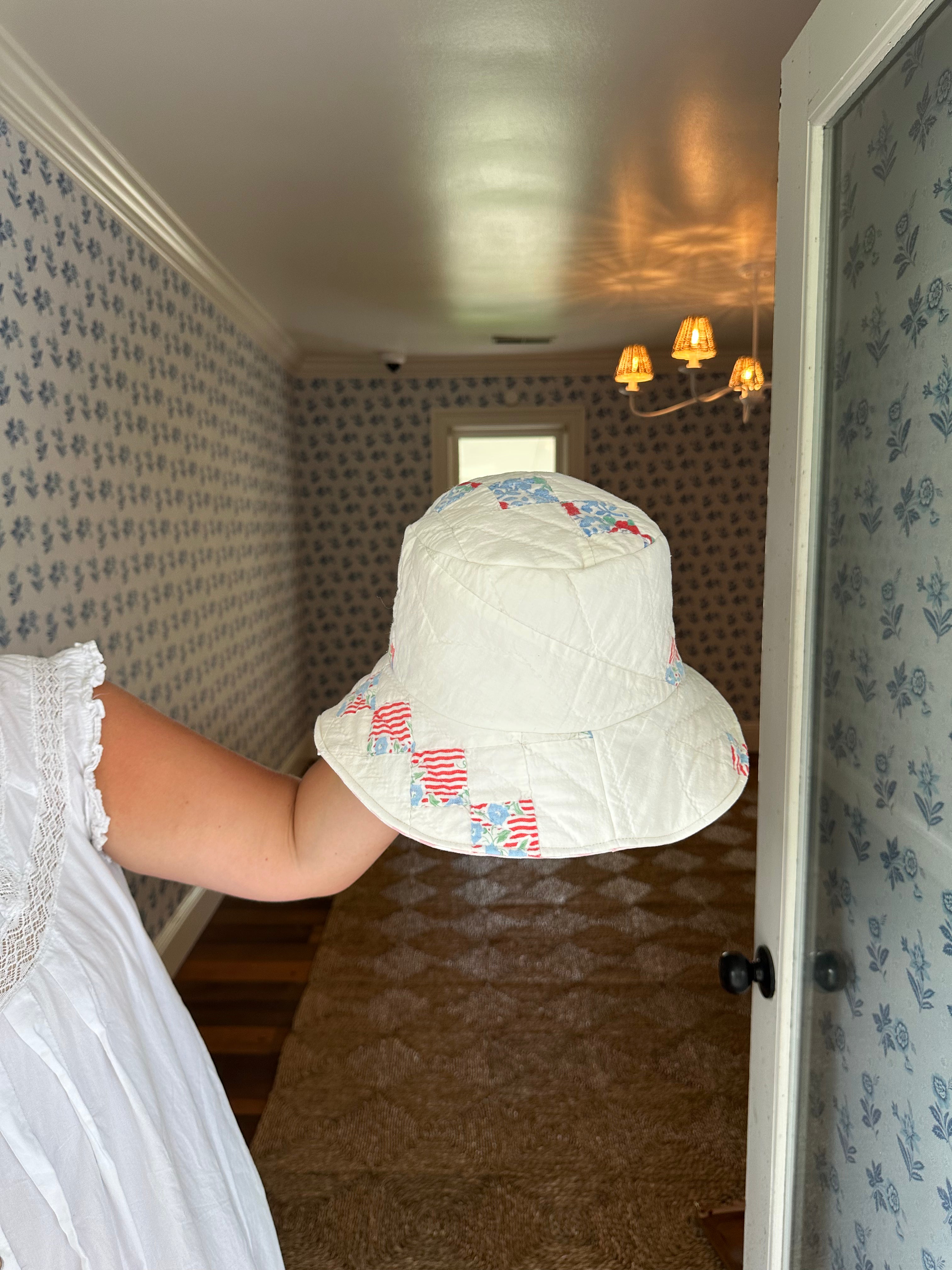 Vintage Quilt Bucket Hat (04)
