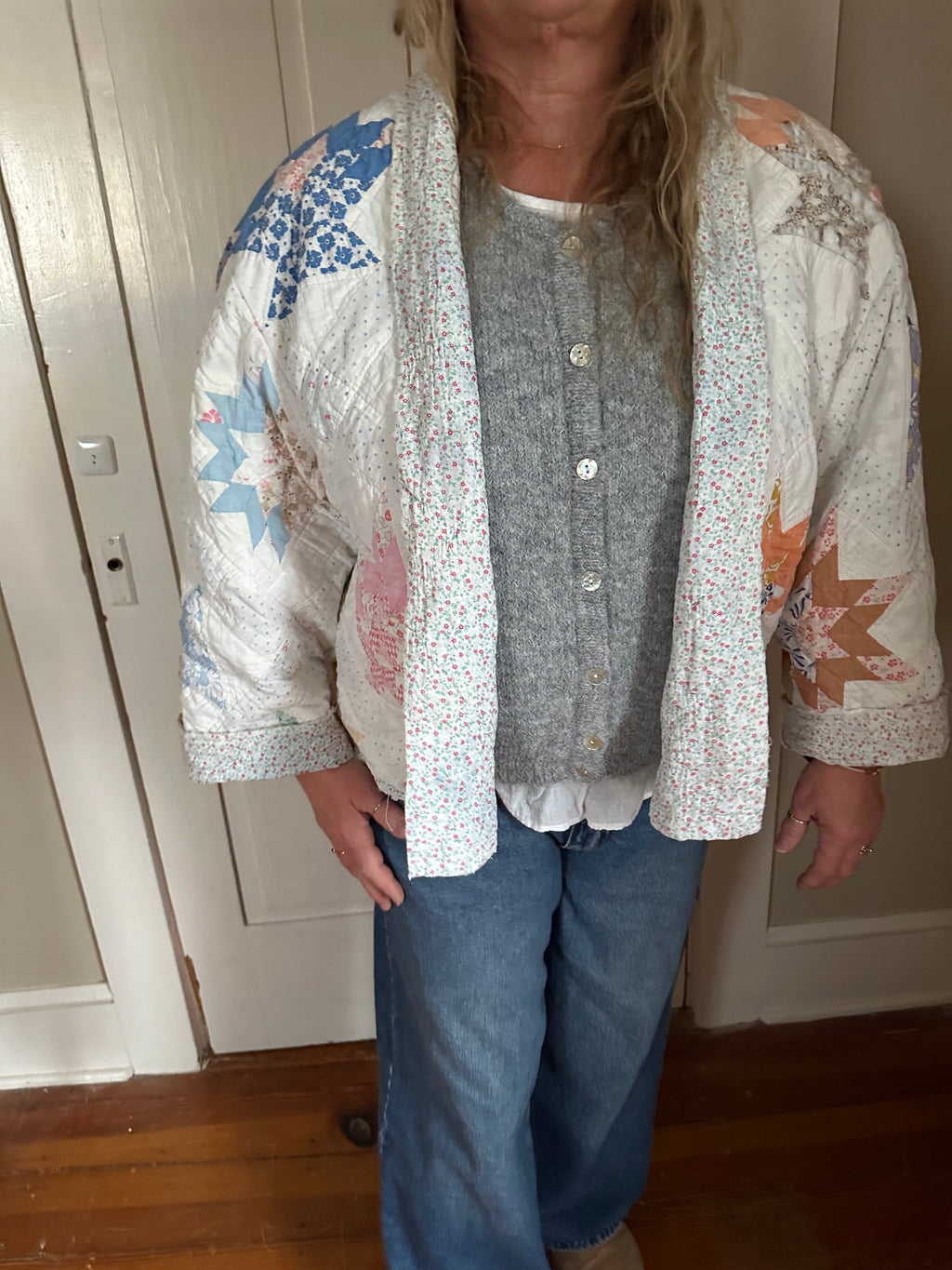 Floral Lotus Quilt Jacket