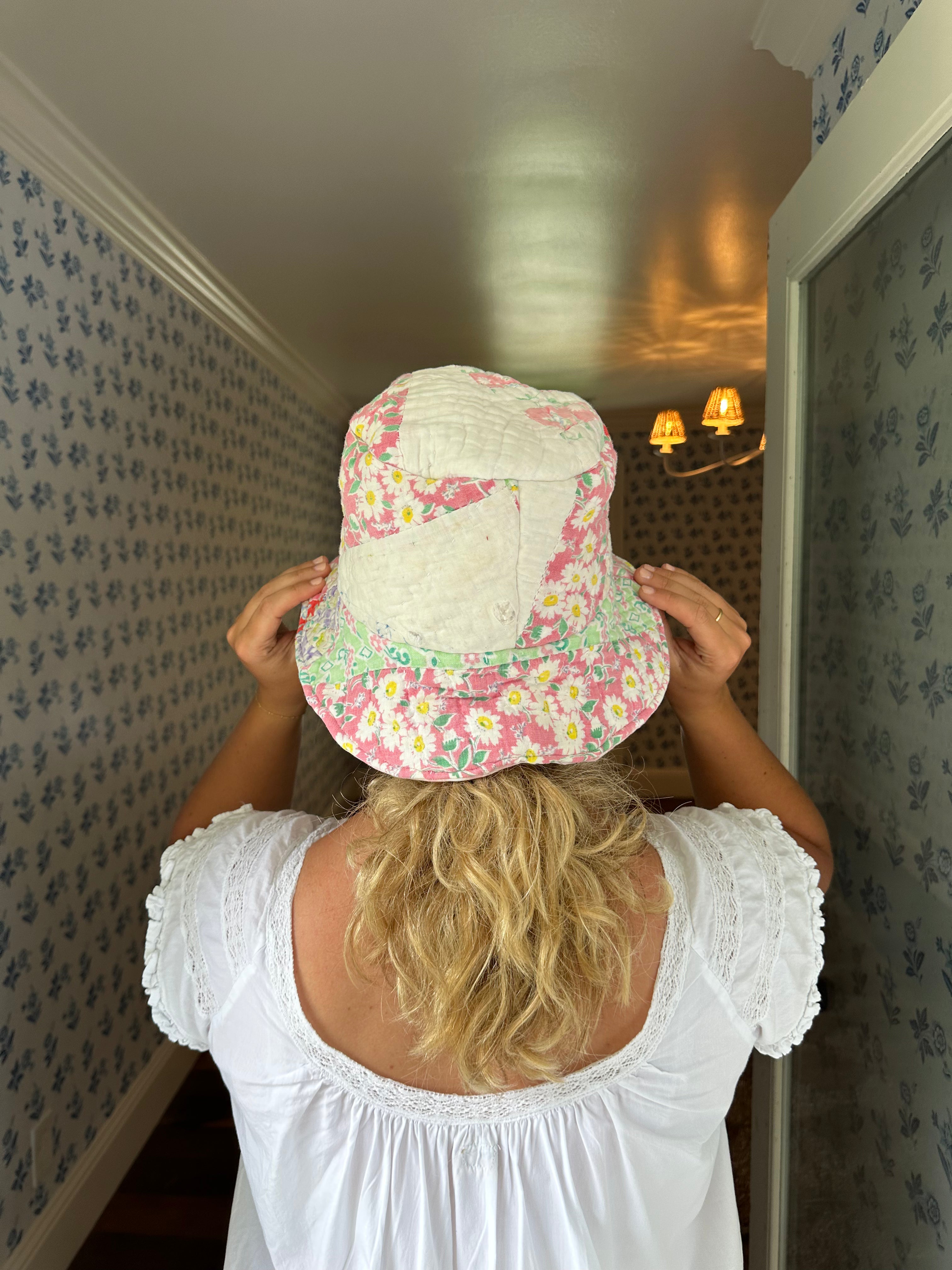 Vintage Quilt Bucket Hat (03)