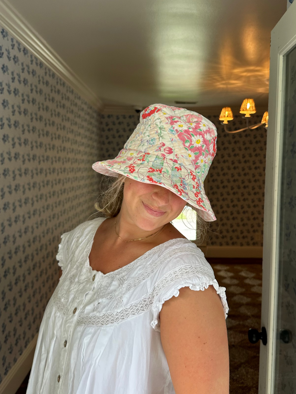 Vintage Quilt Bucket Hat (03)