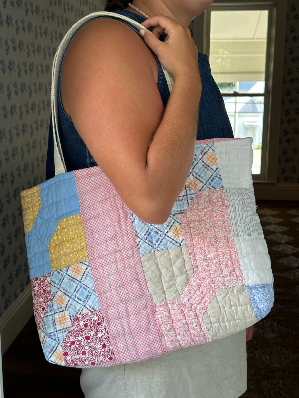 Bowtie Quilt Tote & Pouch Set