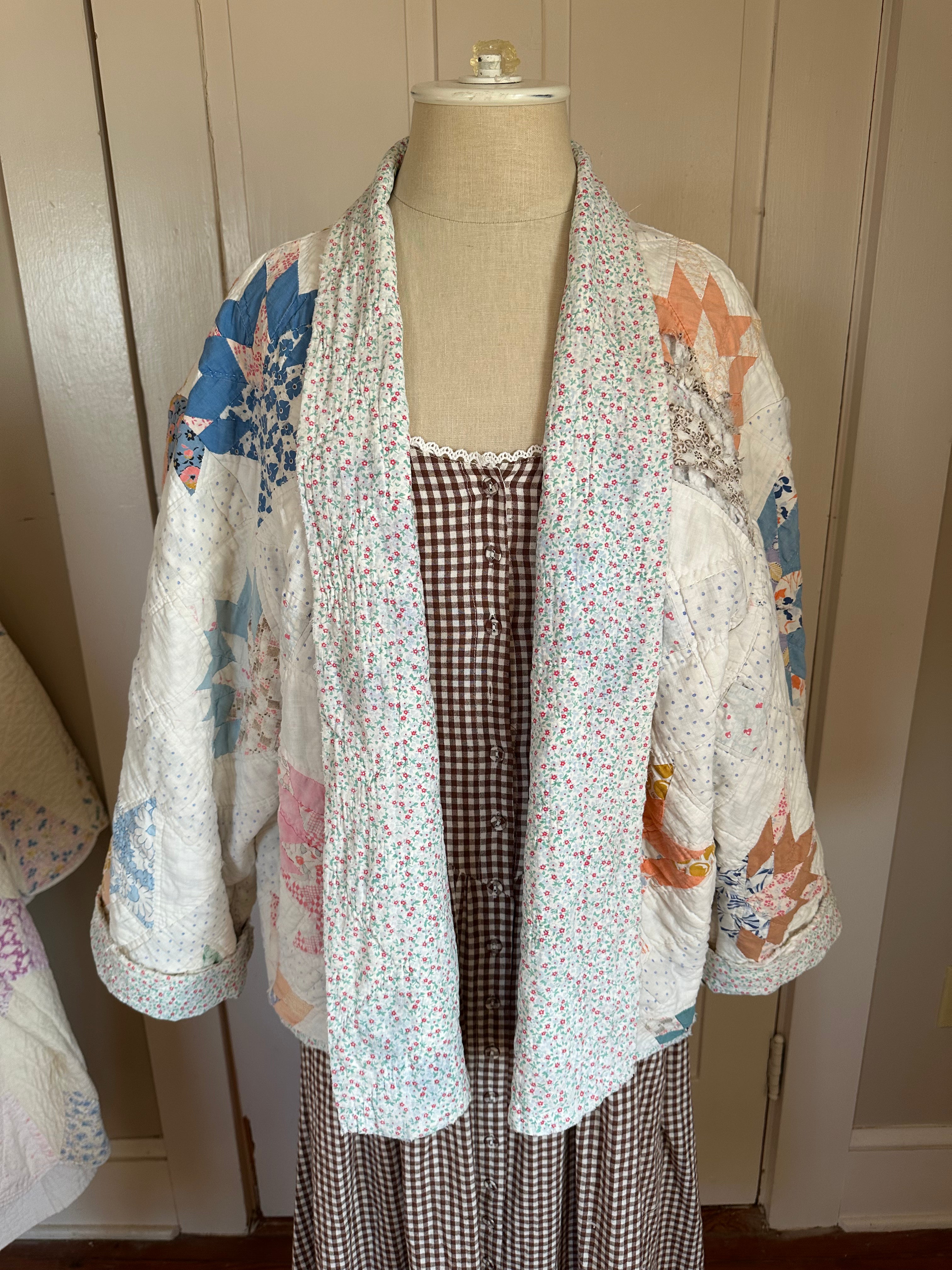Floral Lotus Quilt Jacket