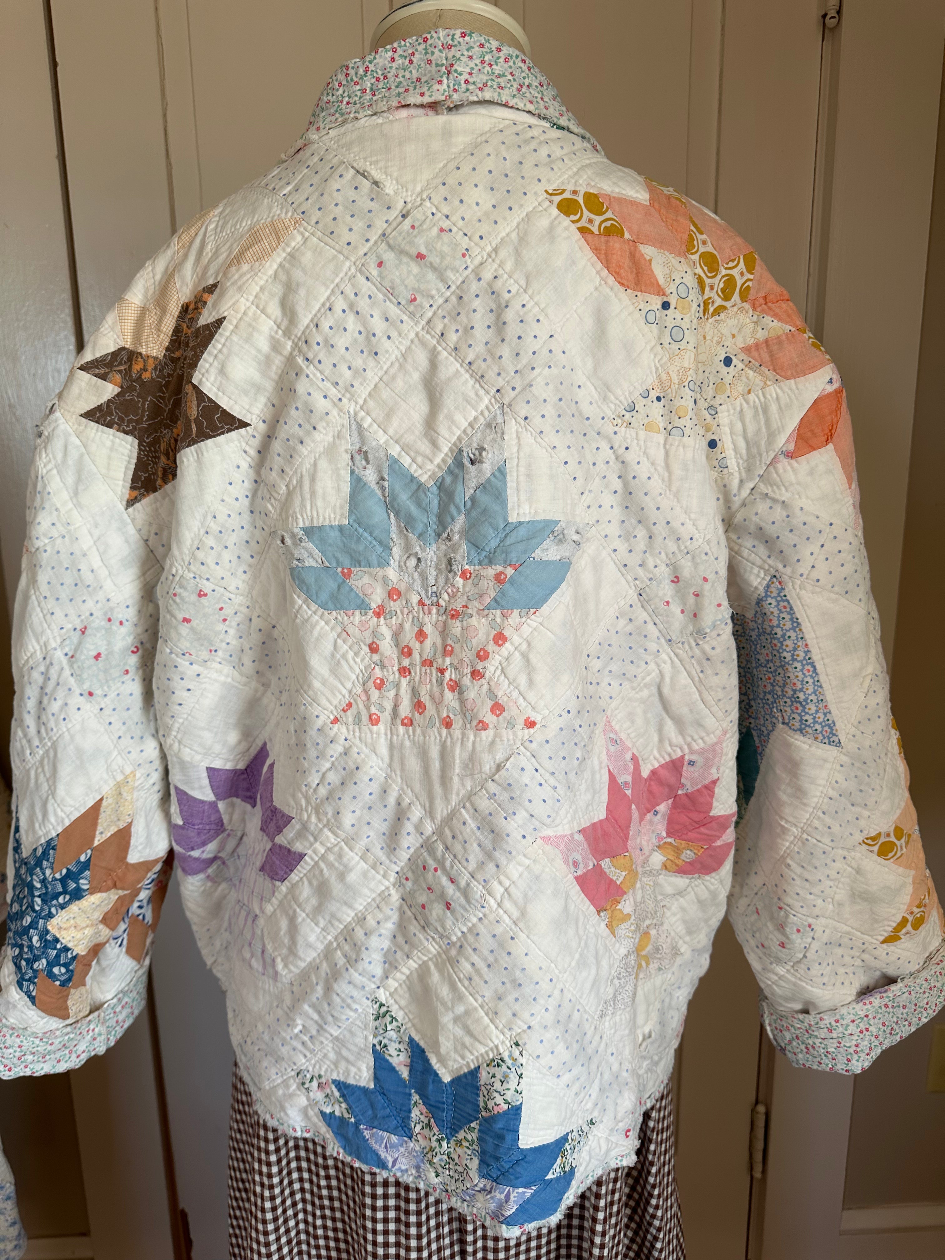 Floral Lotus Quilt Jacket