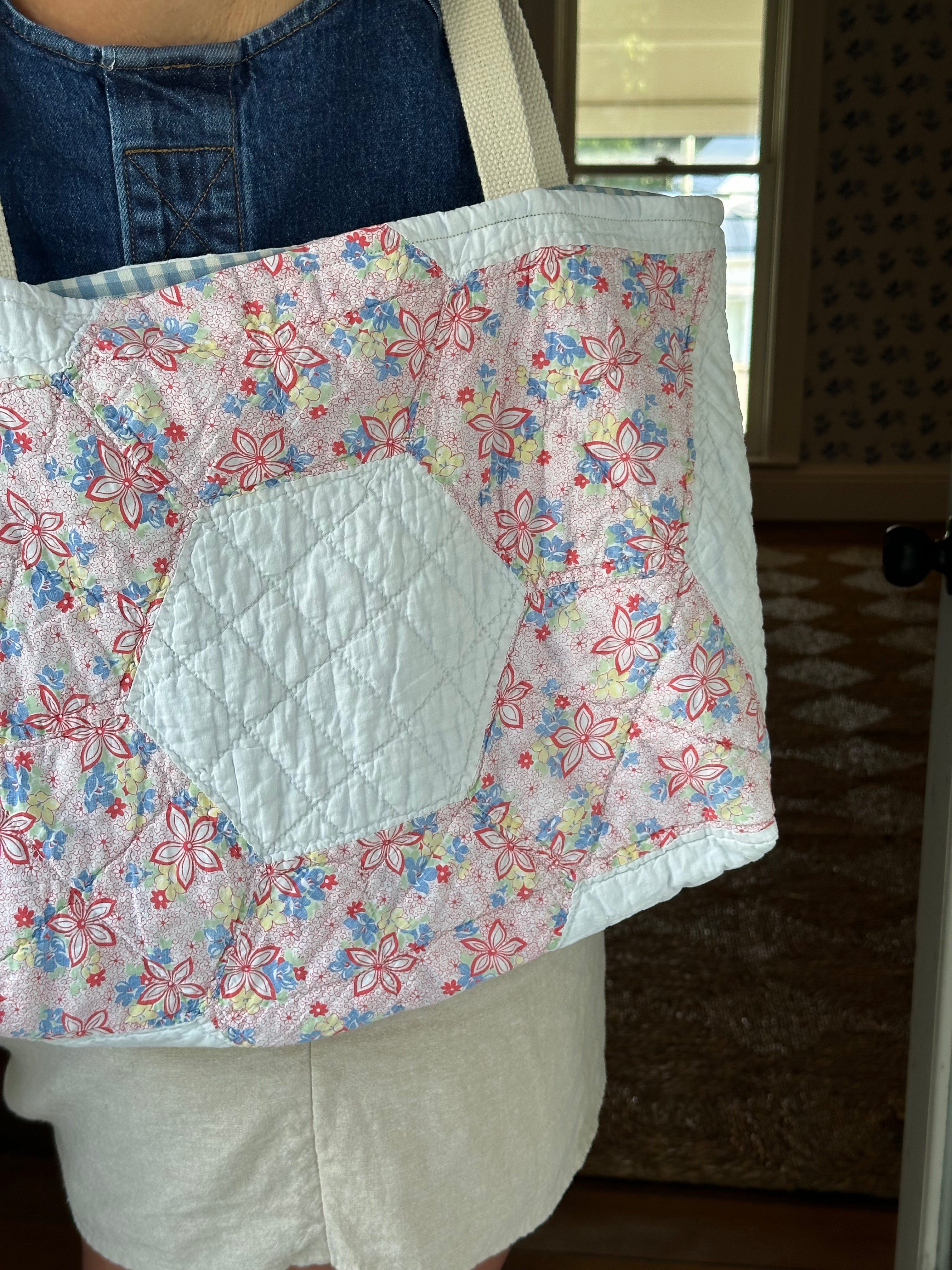 Six Point Star Quilt Tote
