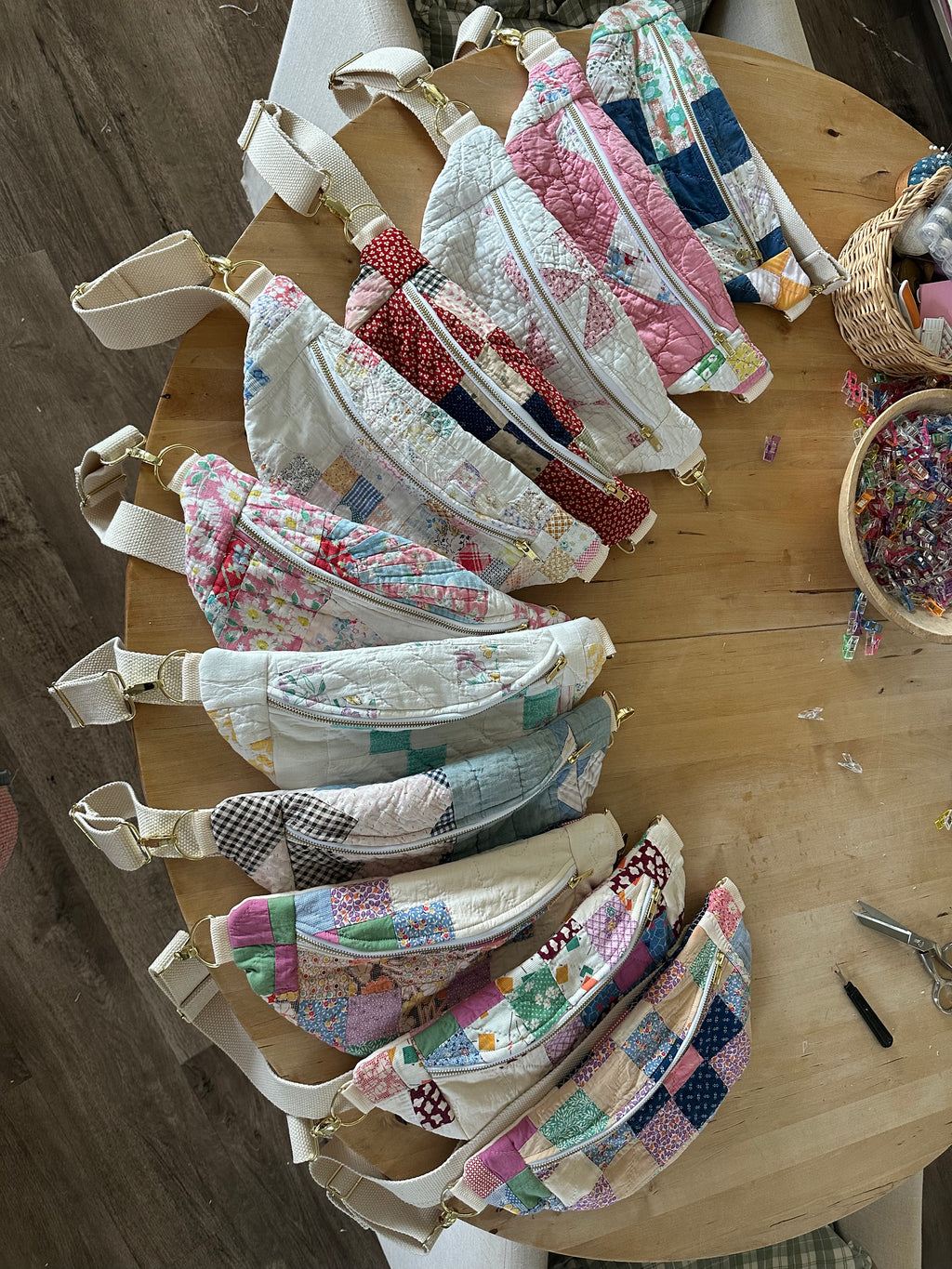 Vintage Quilt Fanny Pack (05)