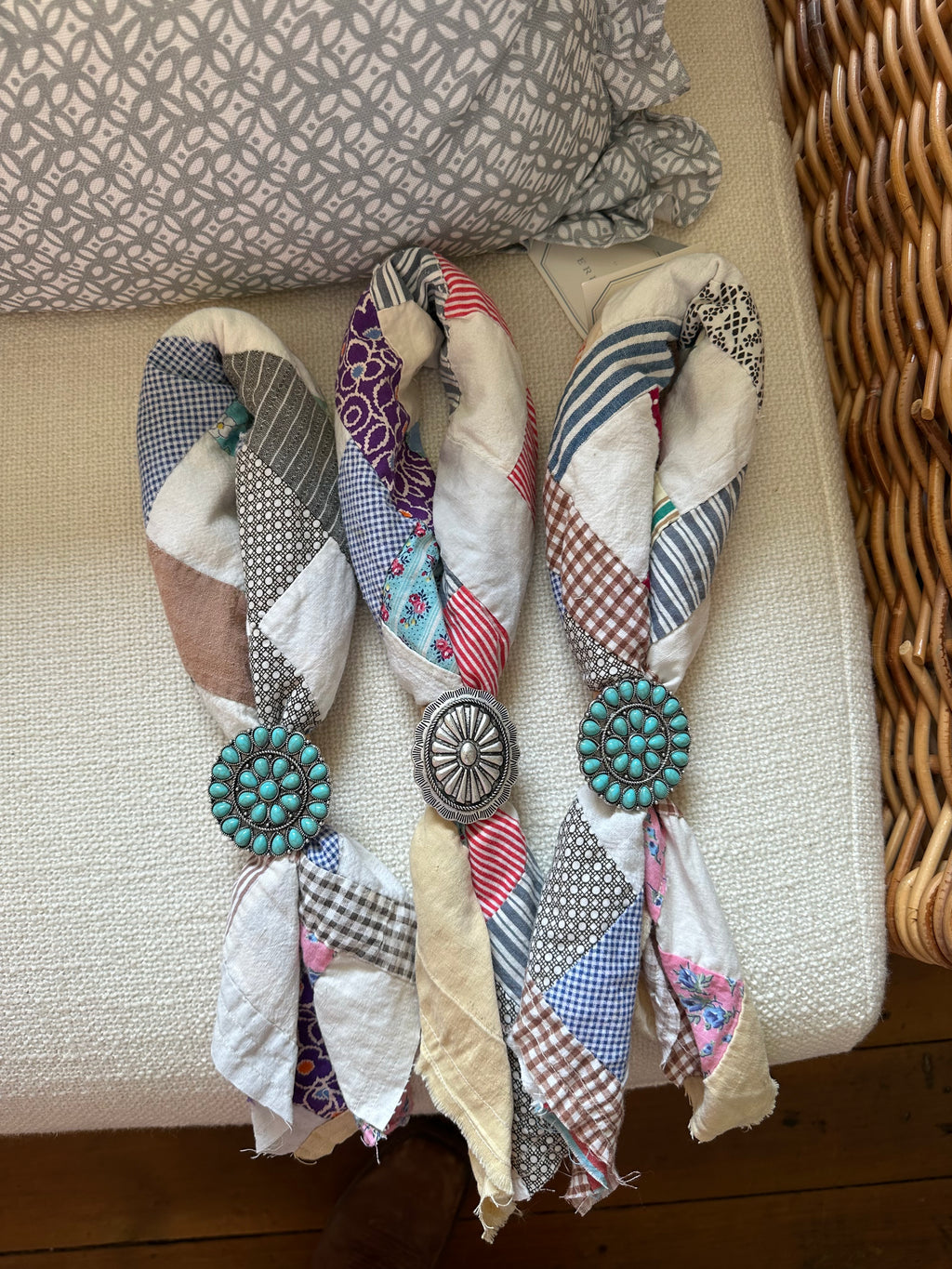 Quilt Top Bandana with Slide (07)