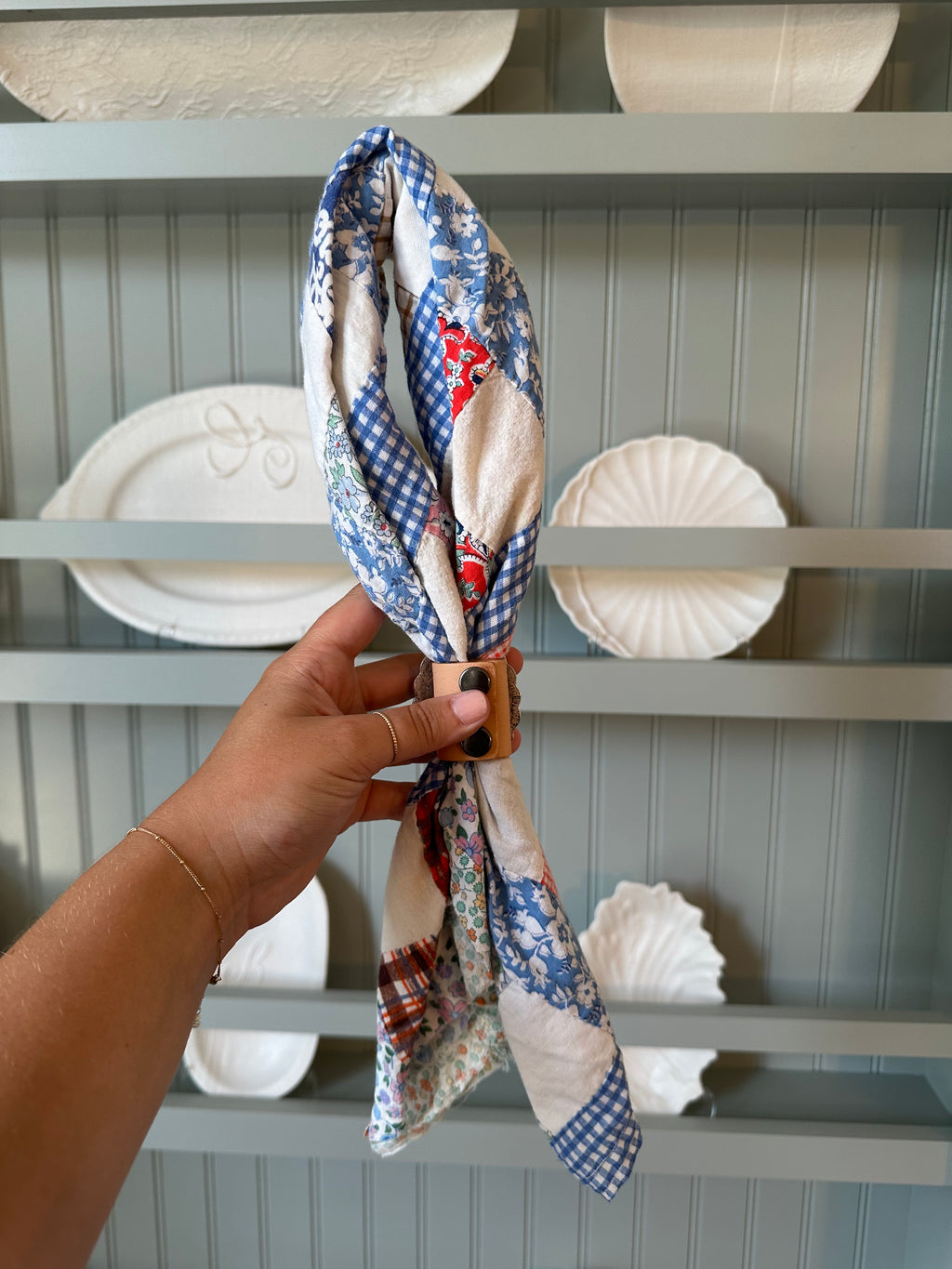Quilt Top Bandana with Slide (11)