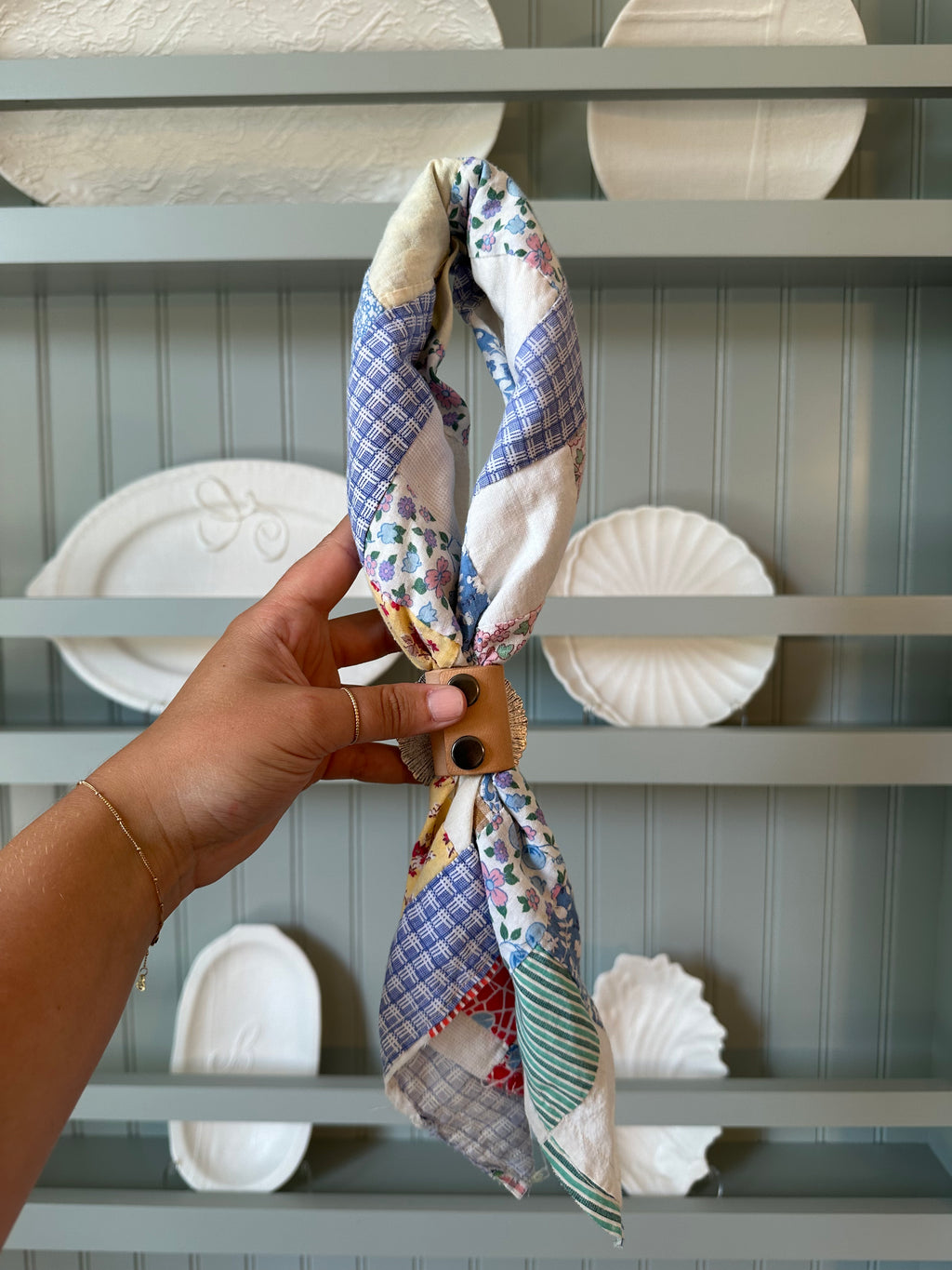 Quilt Top Bandana with Slide (13)