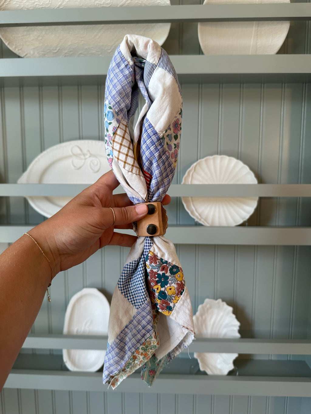 Quilt Top Bandana with Slide (14)