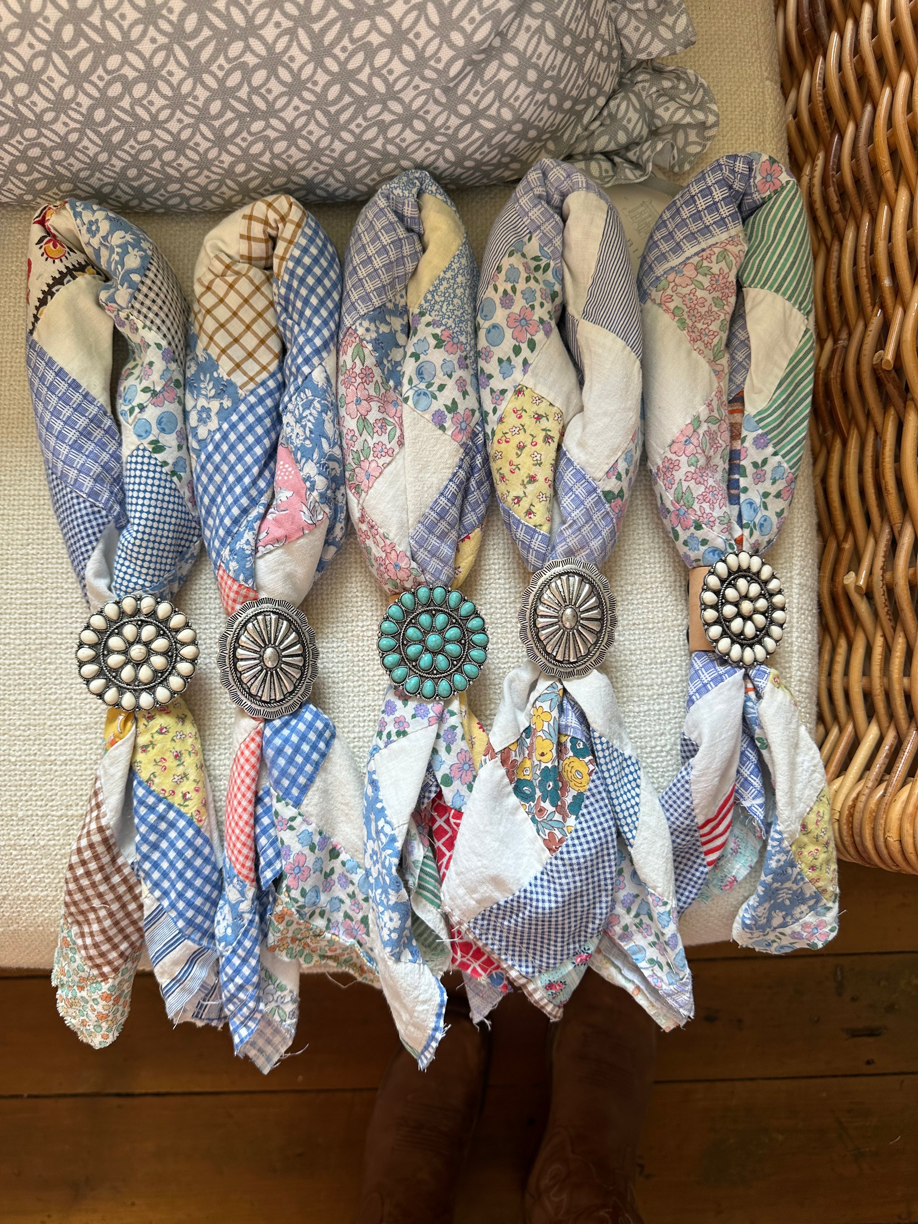 Quilt Top Bandana with Slide (11)