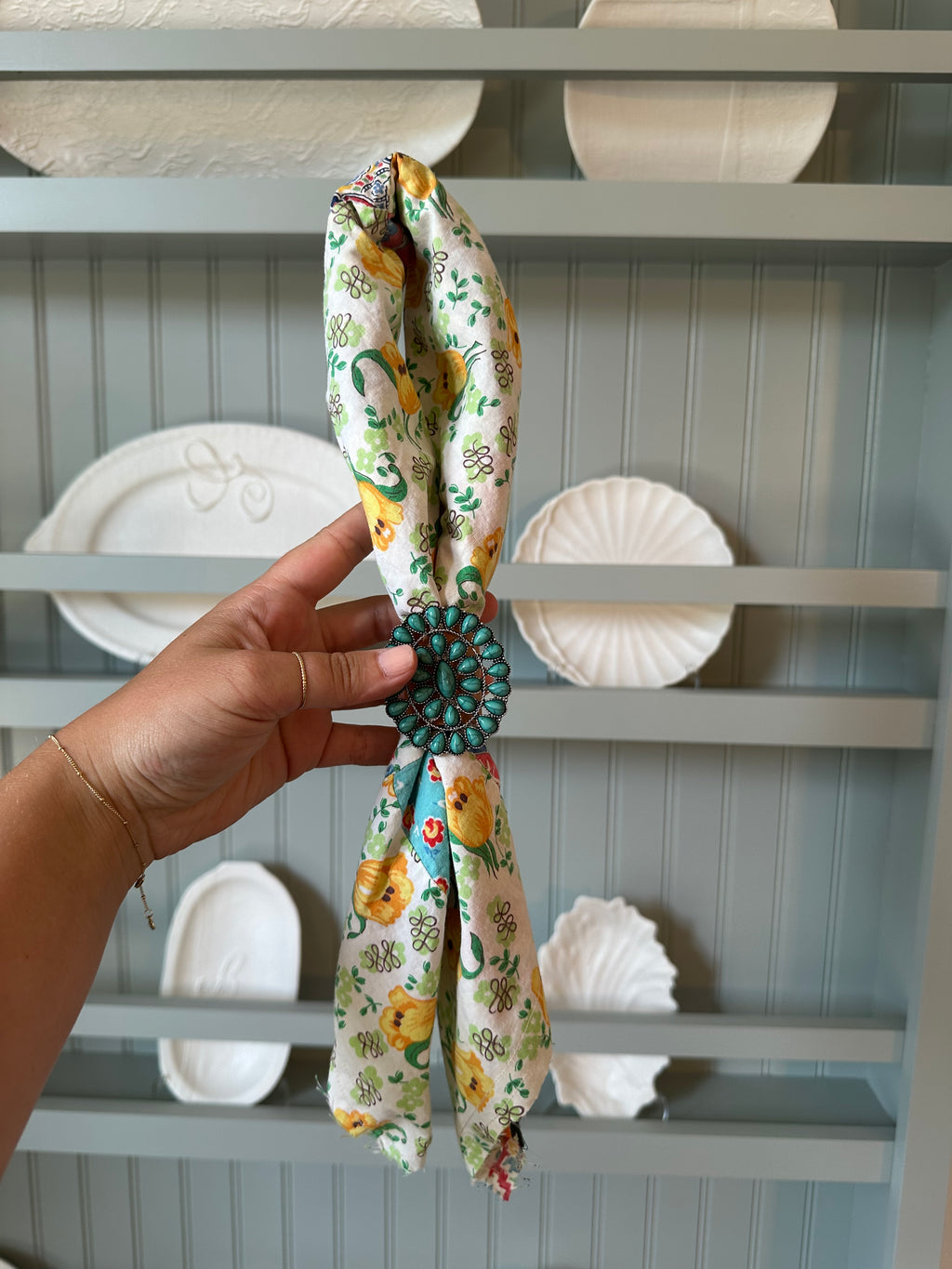 Quilt Top Bandana with Slide (15)
