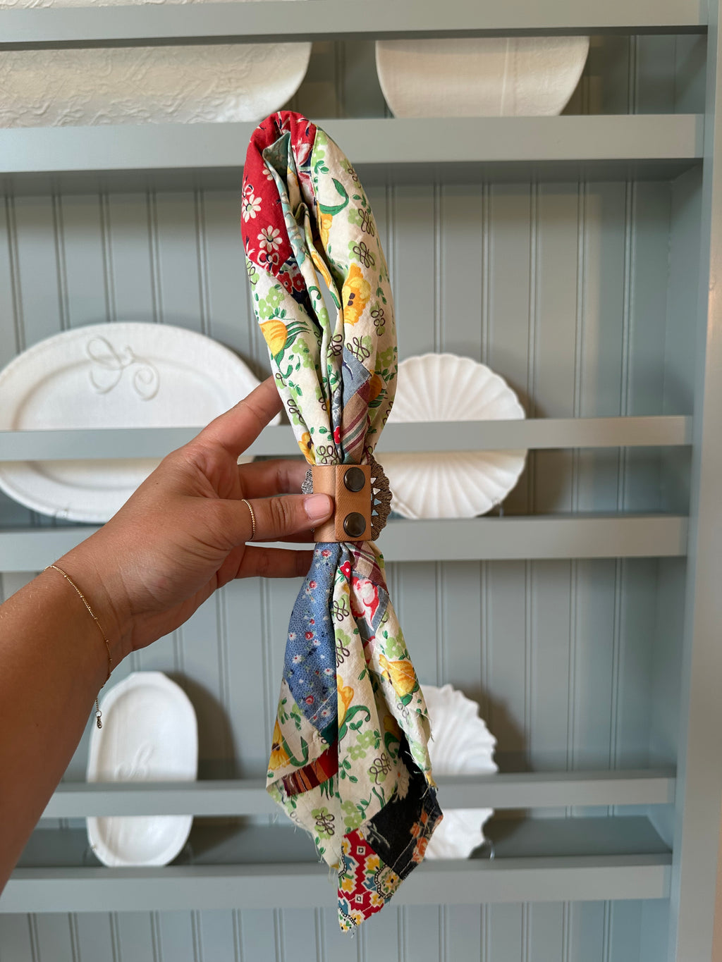 Quilt Top Bandana with Slide (16)