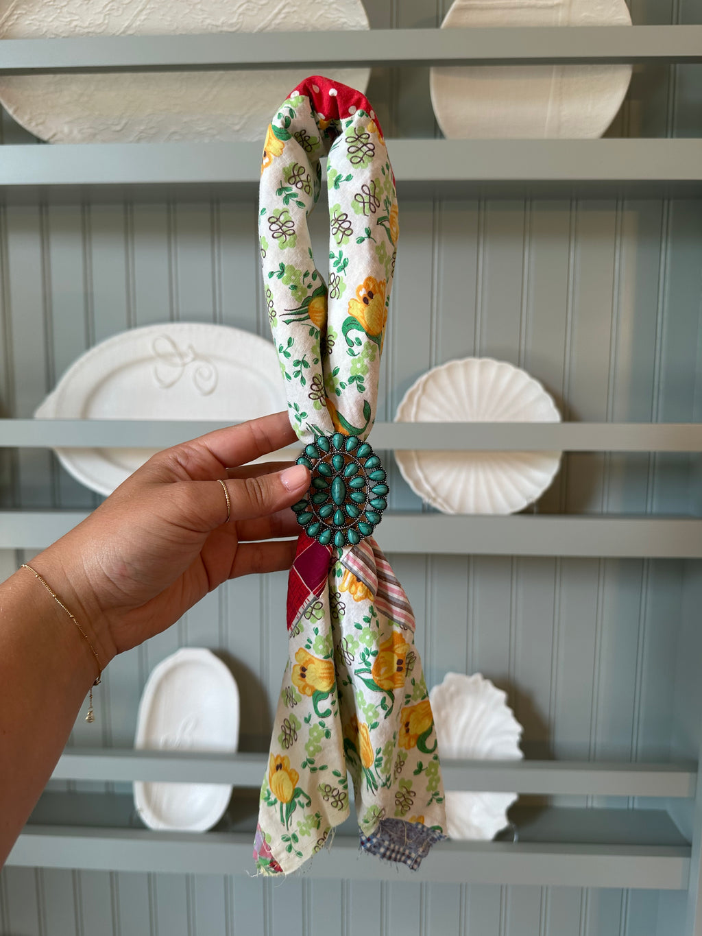 Quilt Top Bandana with Slide (17)