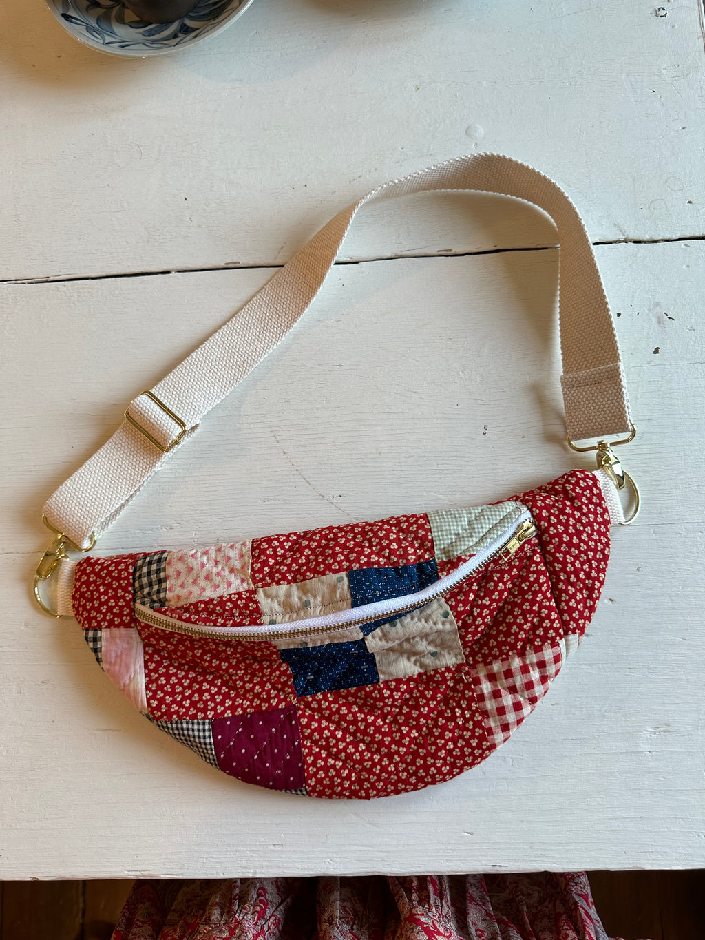 Vintage Quilt Fanny Pack (01)