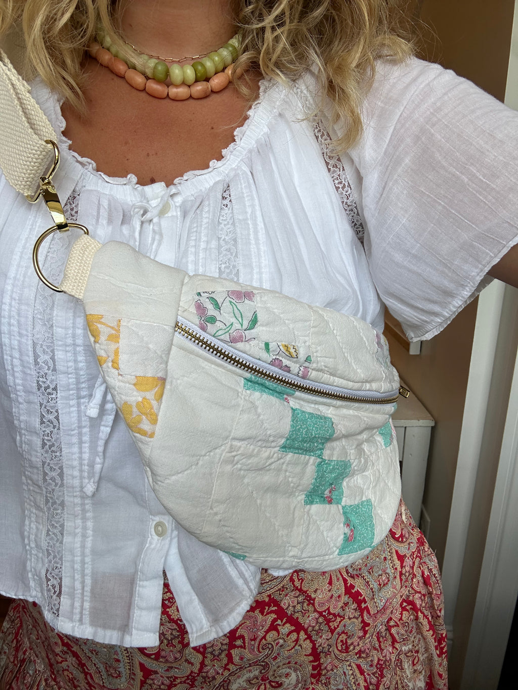 Vintage Quilt Fanny Pack (06)