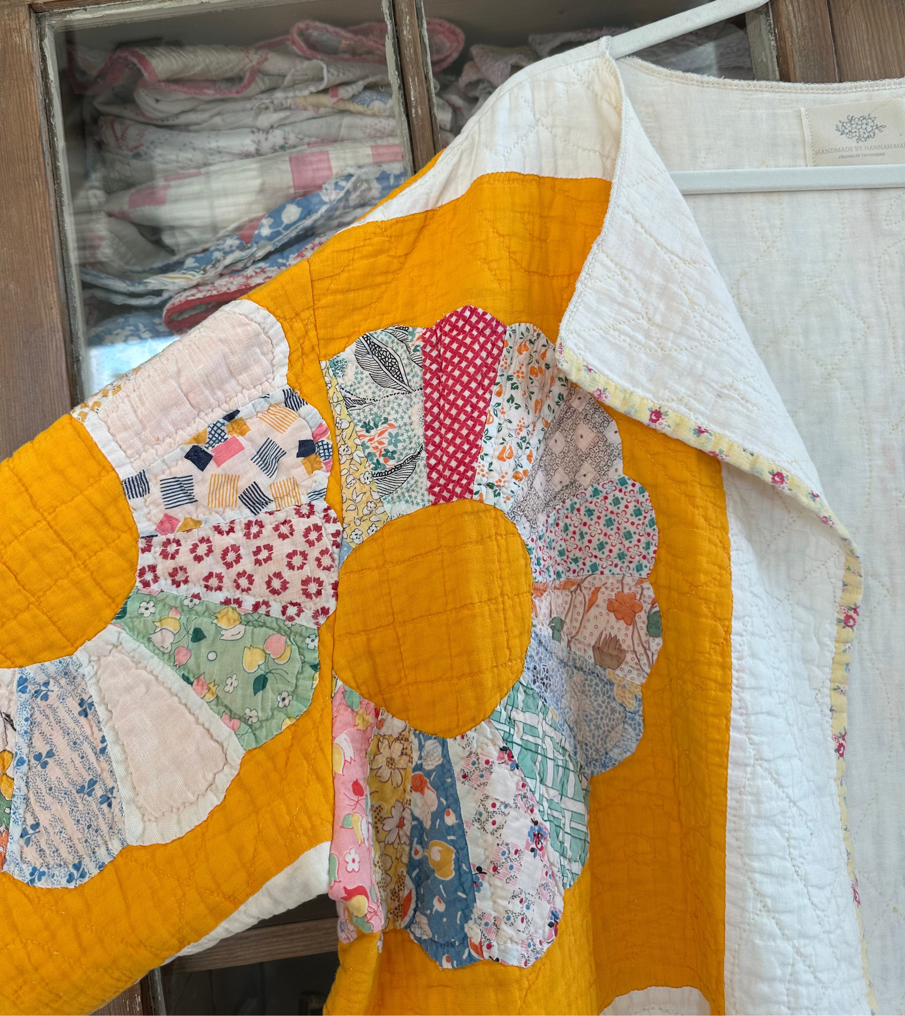 Yellow Dresden Plate Jacket