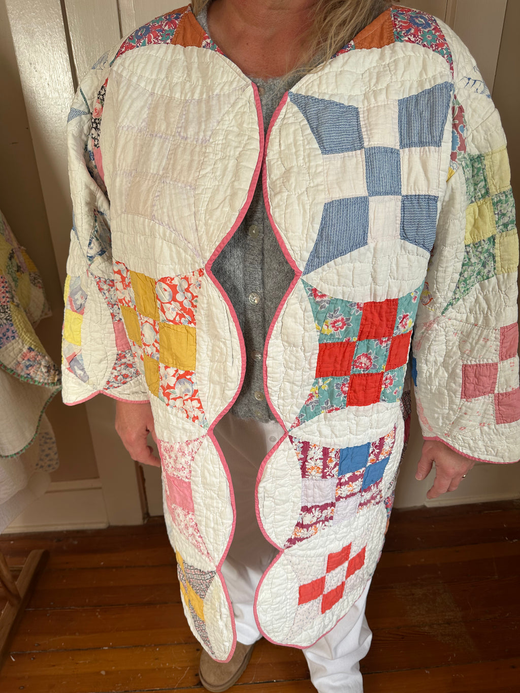 Glorified Nine Patch Quilt Jacket