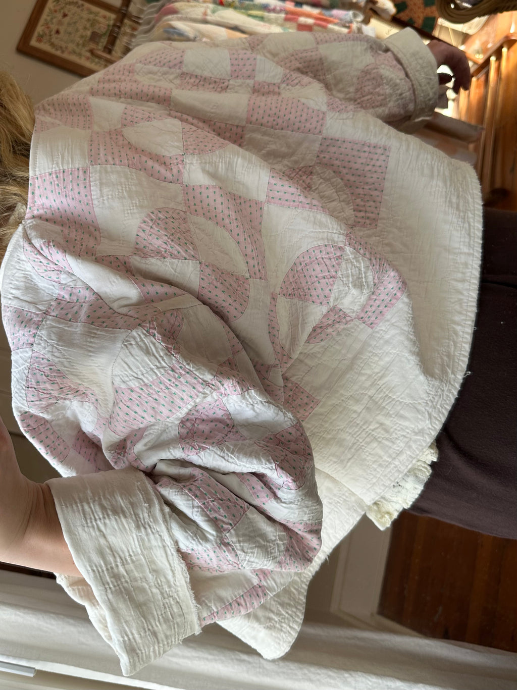 Cropped Circle Quilt Jacket