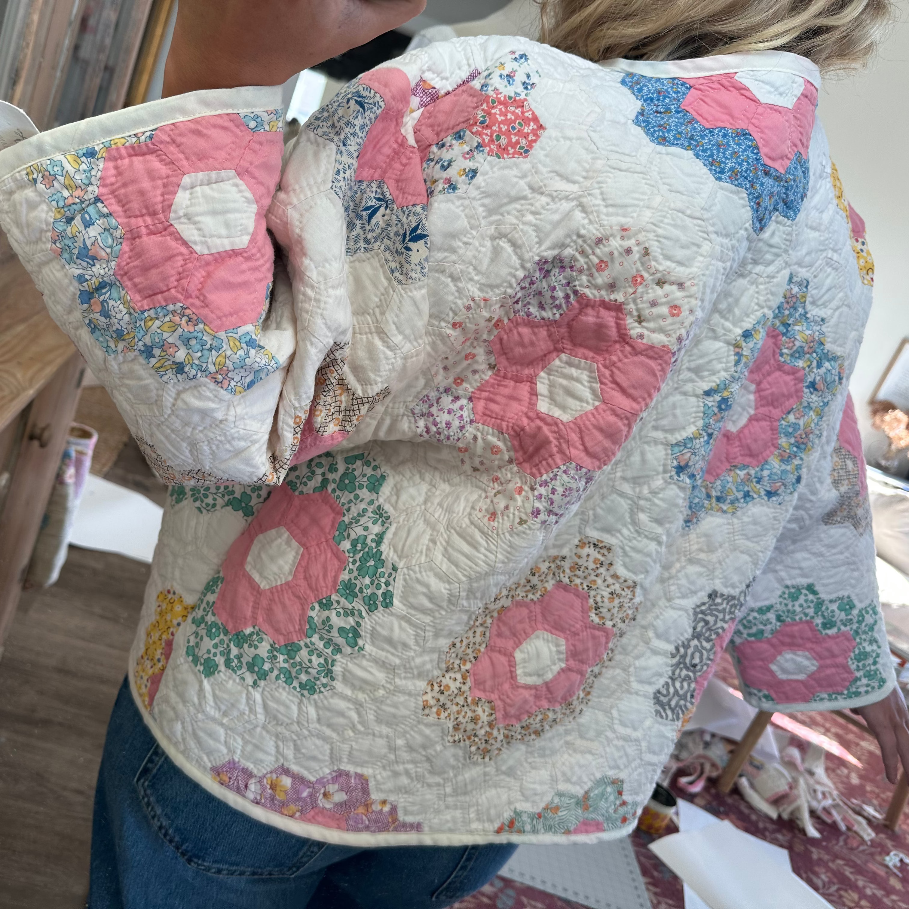 Grandma's Garden Quilt Jacket