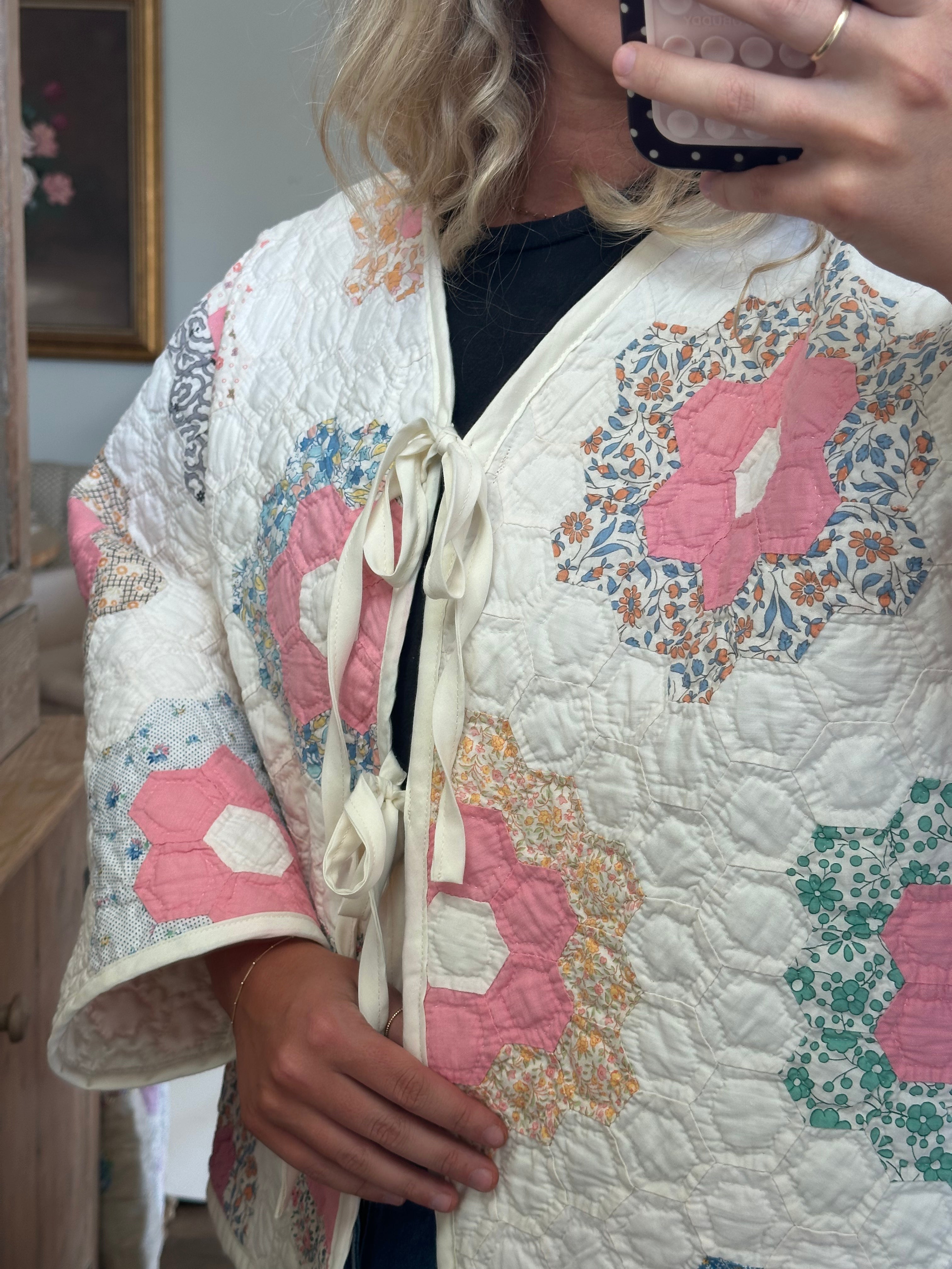 Grandma's Garden Quilt Jacket