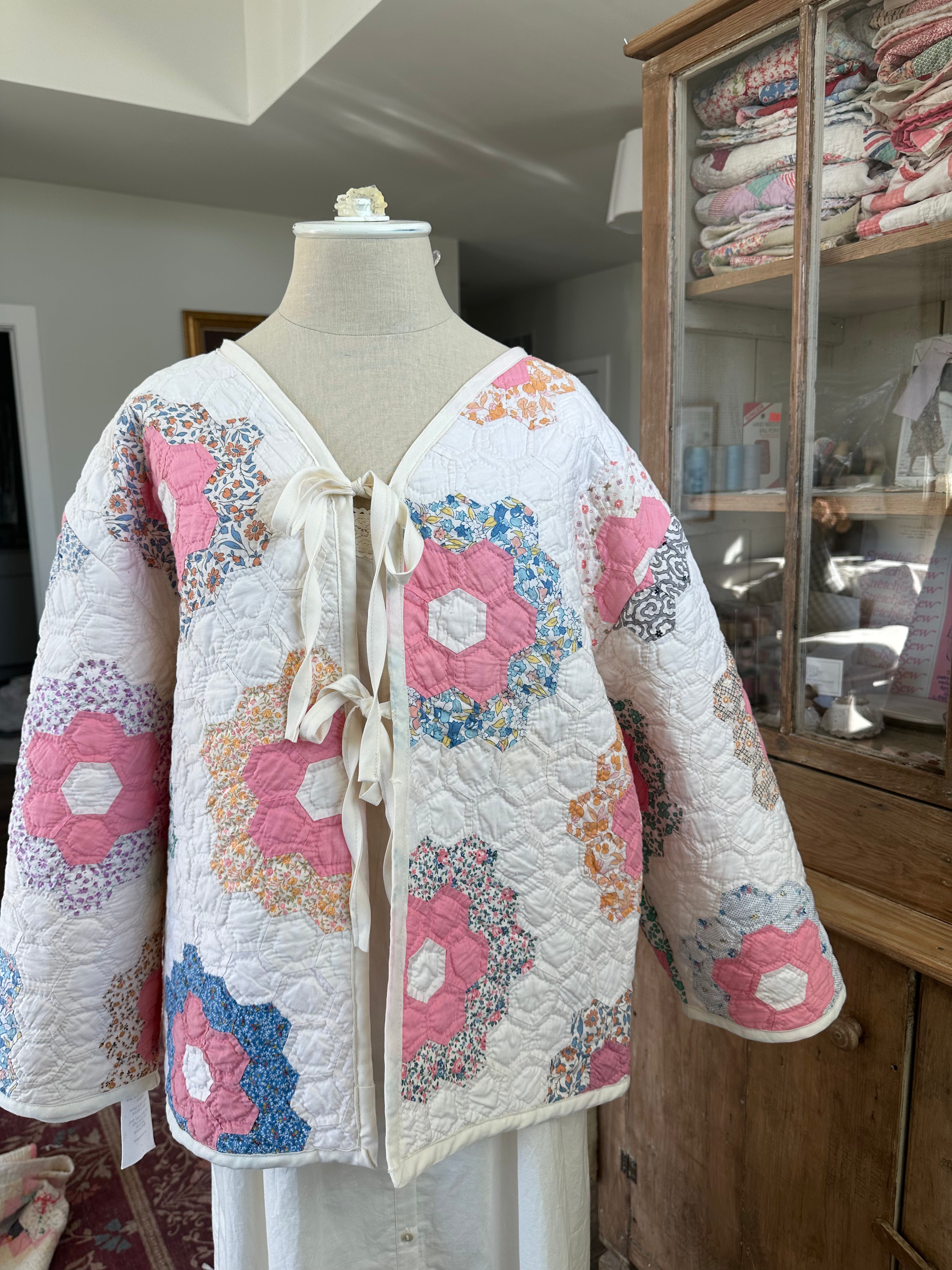 Grandma's Garden Quilt Jacket