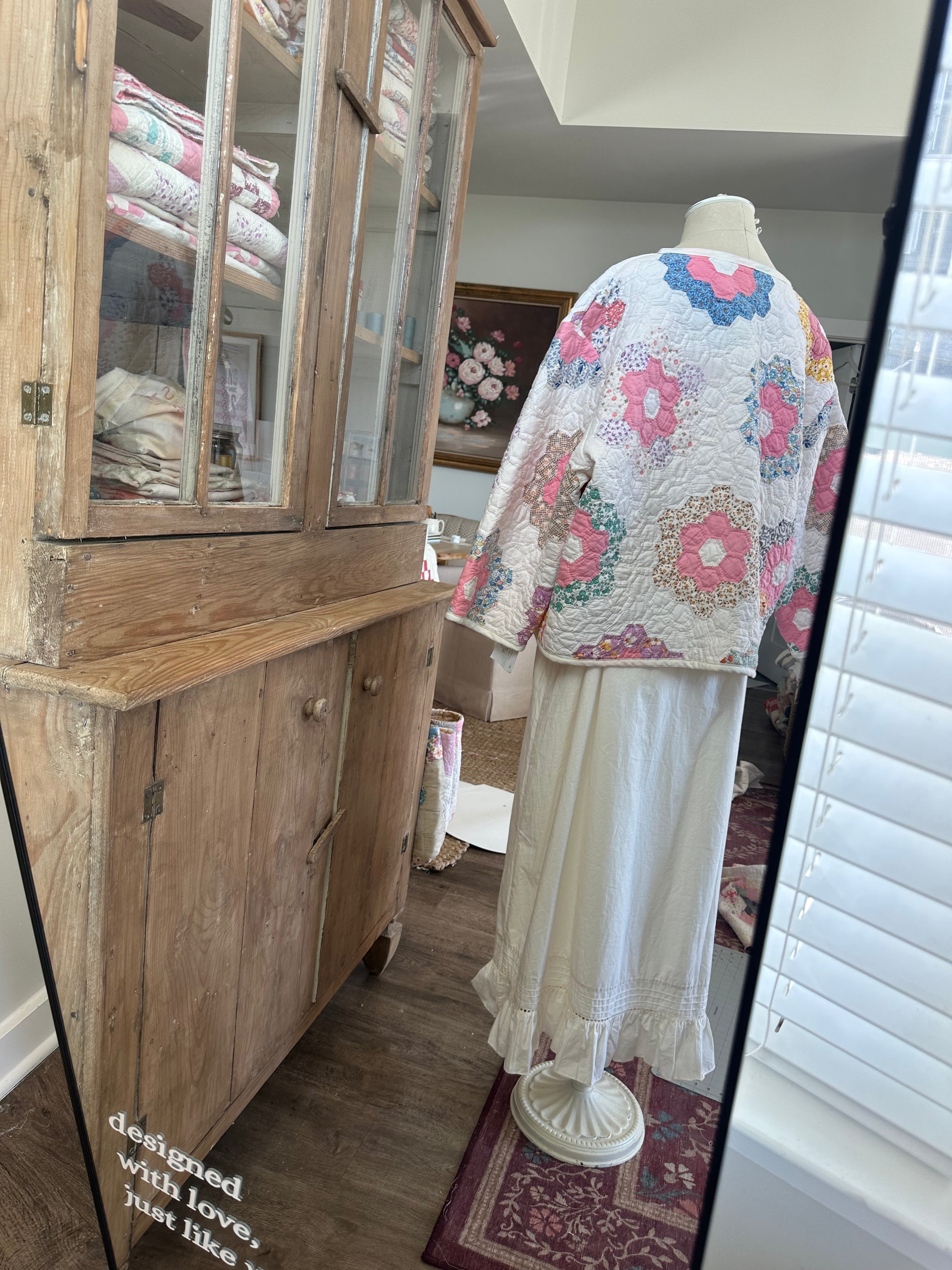 Grandma's Garden Quilt Jacket