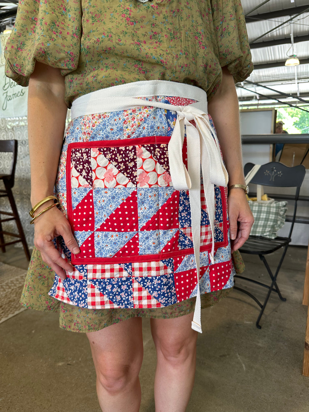 Vintage Quilt Apron (05)