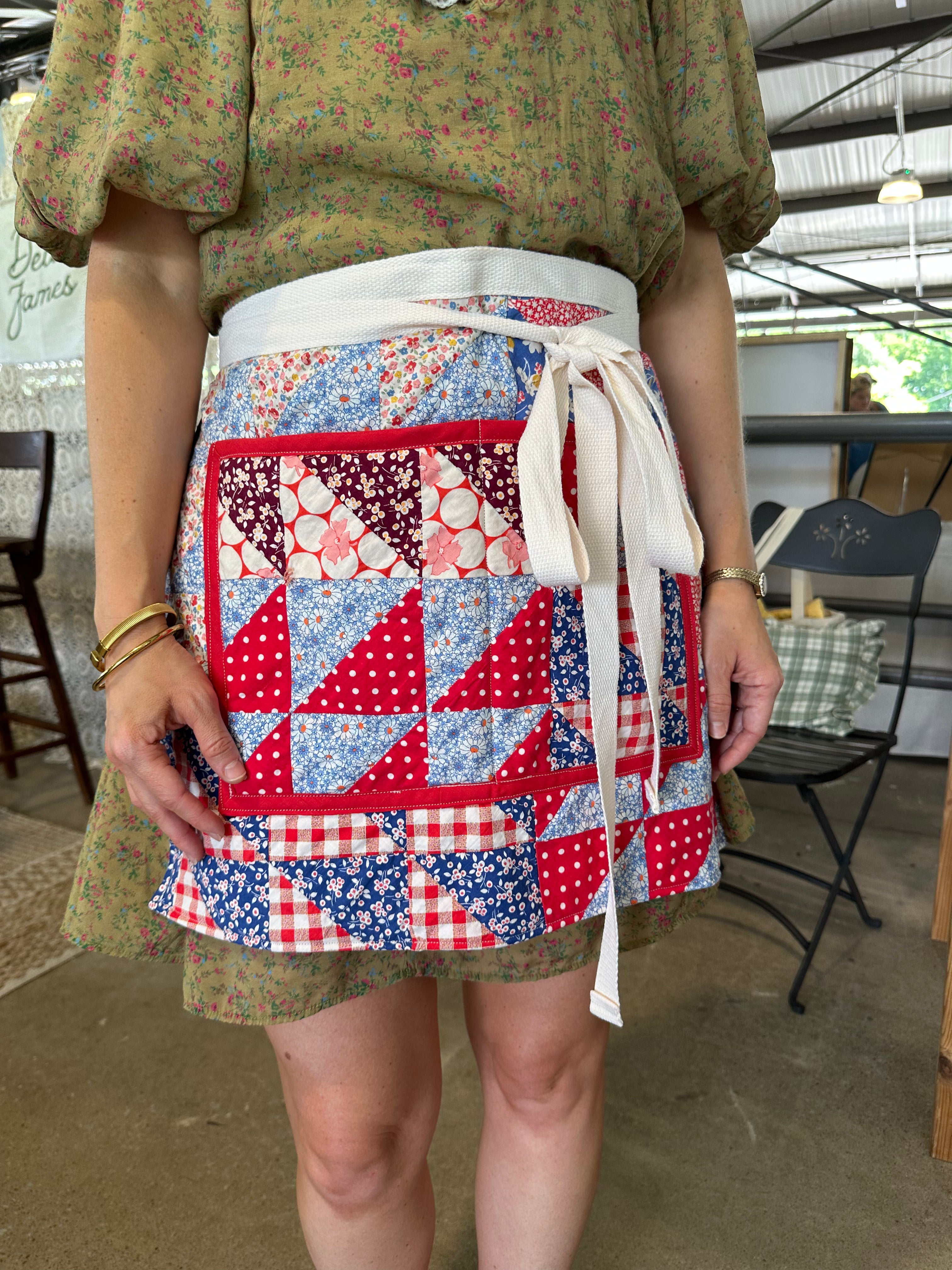 Vintage Quilt Apron (05)